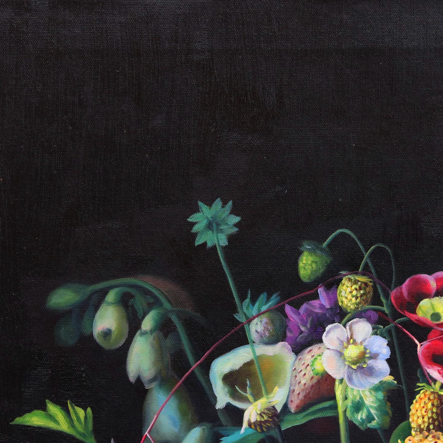 Été aux fraises - Contemporain Painting par Katharina Husslein