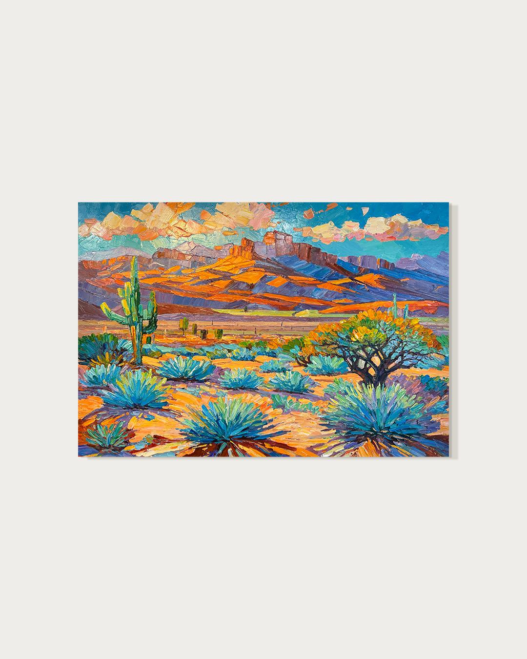 Sonnengeküsste Versprechen von K.Husslein Impasto Landschaft Ölgemälde (Impressionismus), Painting, von Katharina Husslein