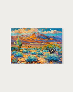 Promesse baciate dal sole di K.K. Impasto Paesaggio pittura ad olio