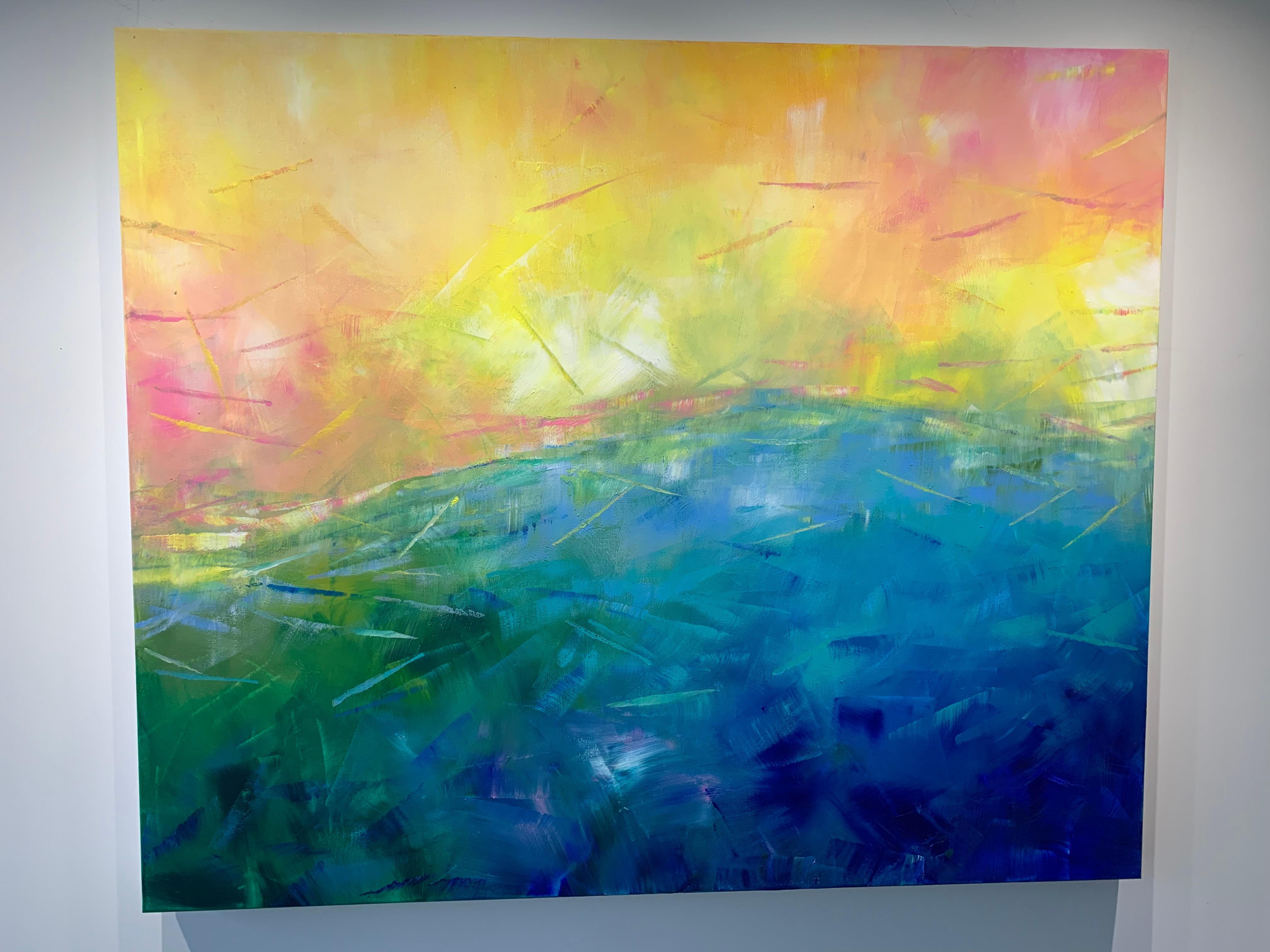 Sunshine on my mind de Katharina Husslein - paysage abstrait contemporain 10