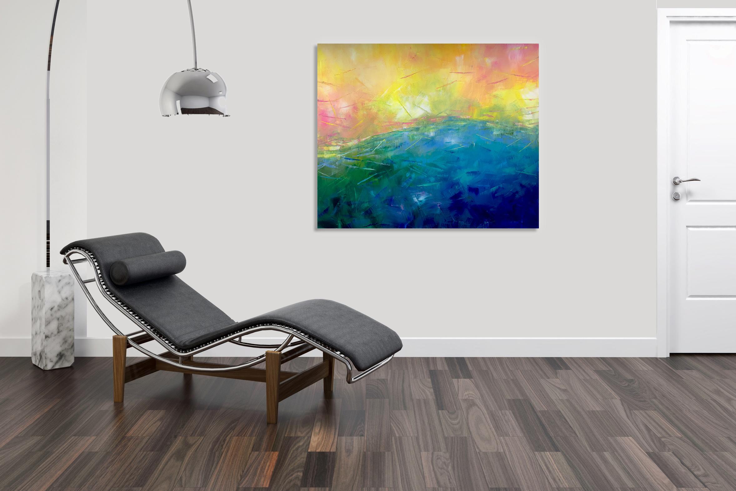 Sunshine on my mind de Katharina Husslein - paysage abstrait contemporain 11