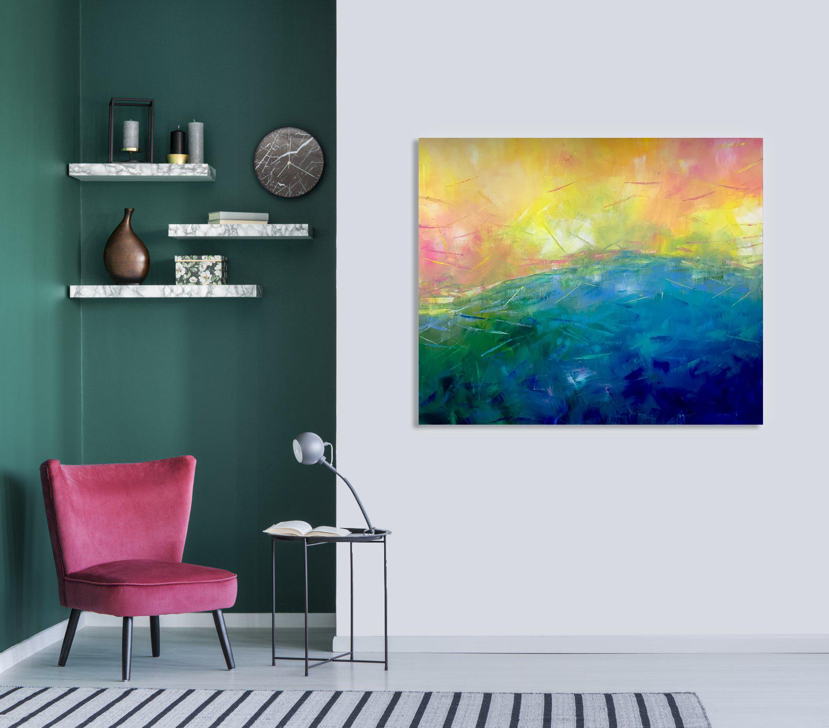 Sunshine on my mind de Katharina Husslein - paysage abstrait contemporain 3