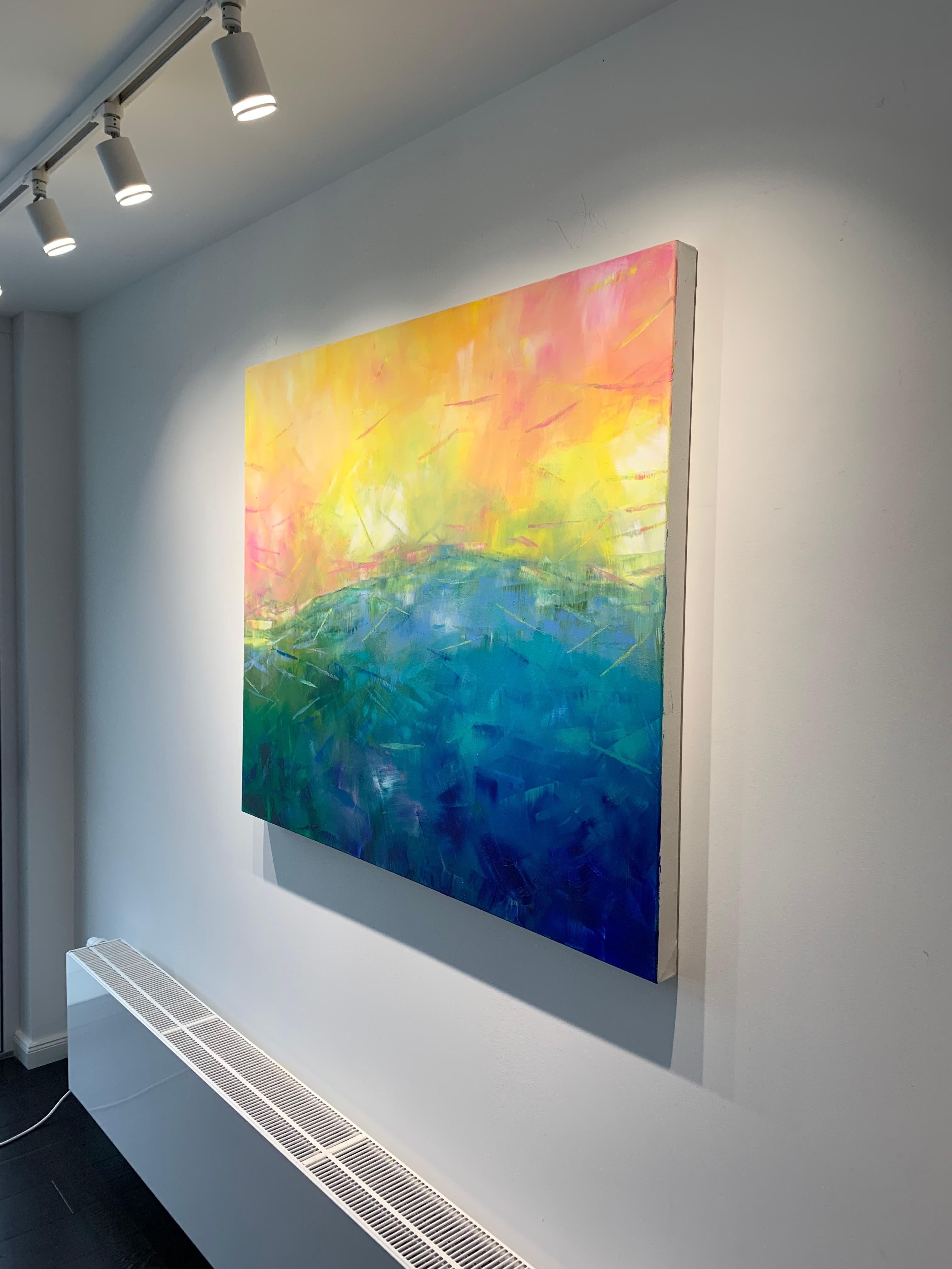 Sunshine on my mind de Katharina Husslein - paysage abstrait contemporain 5