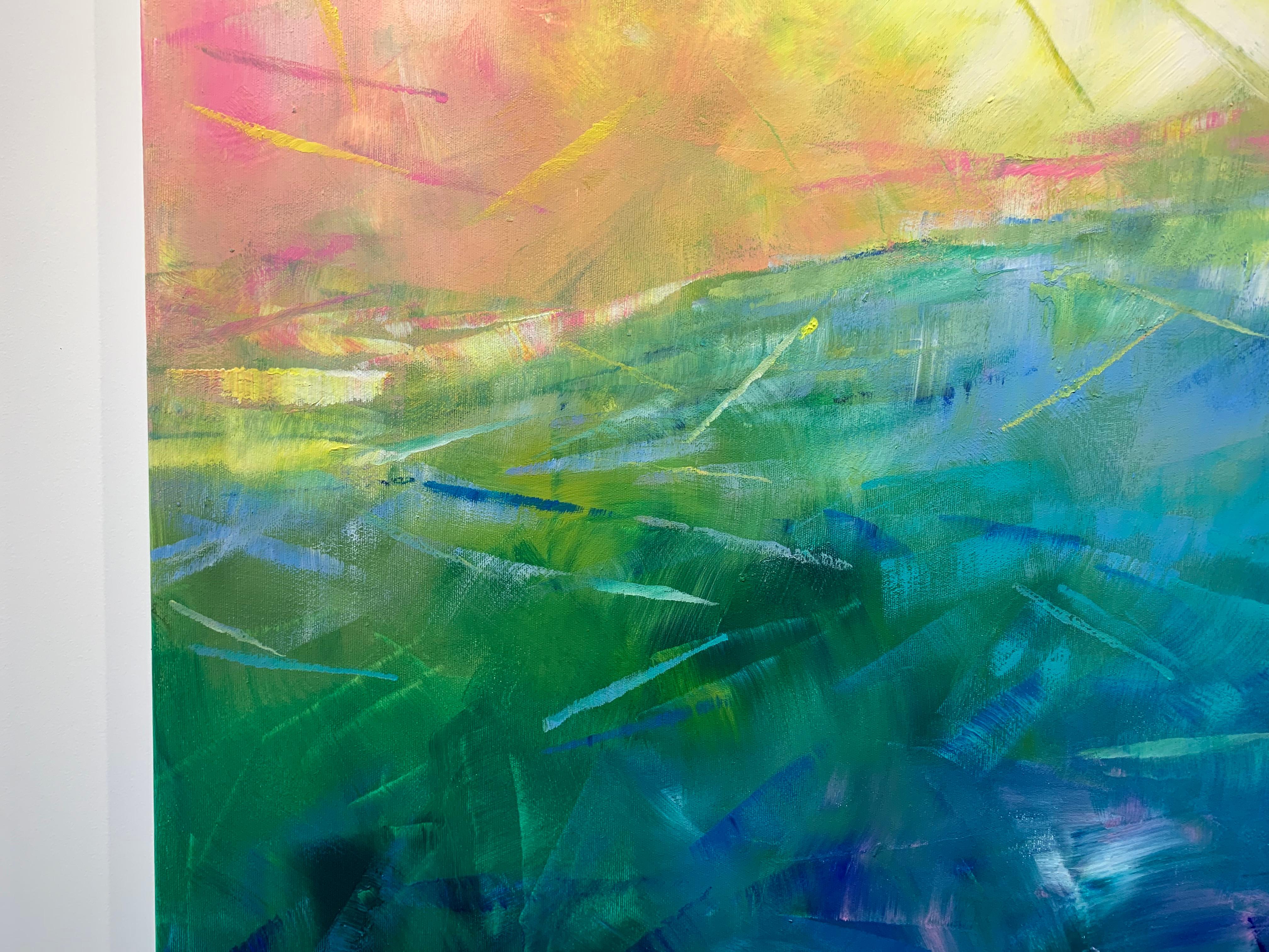 Sunshine on my mind de Katharina Husslein - paysage abstrait contemporain 7