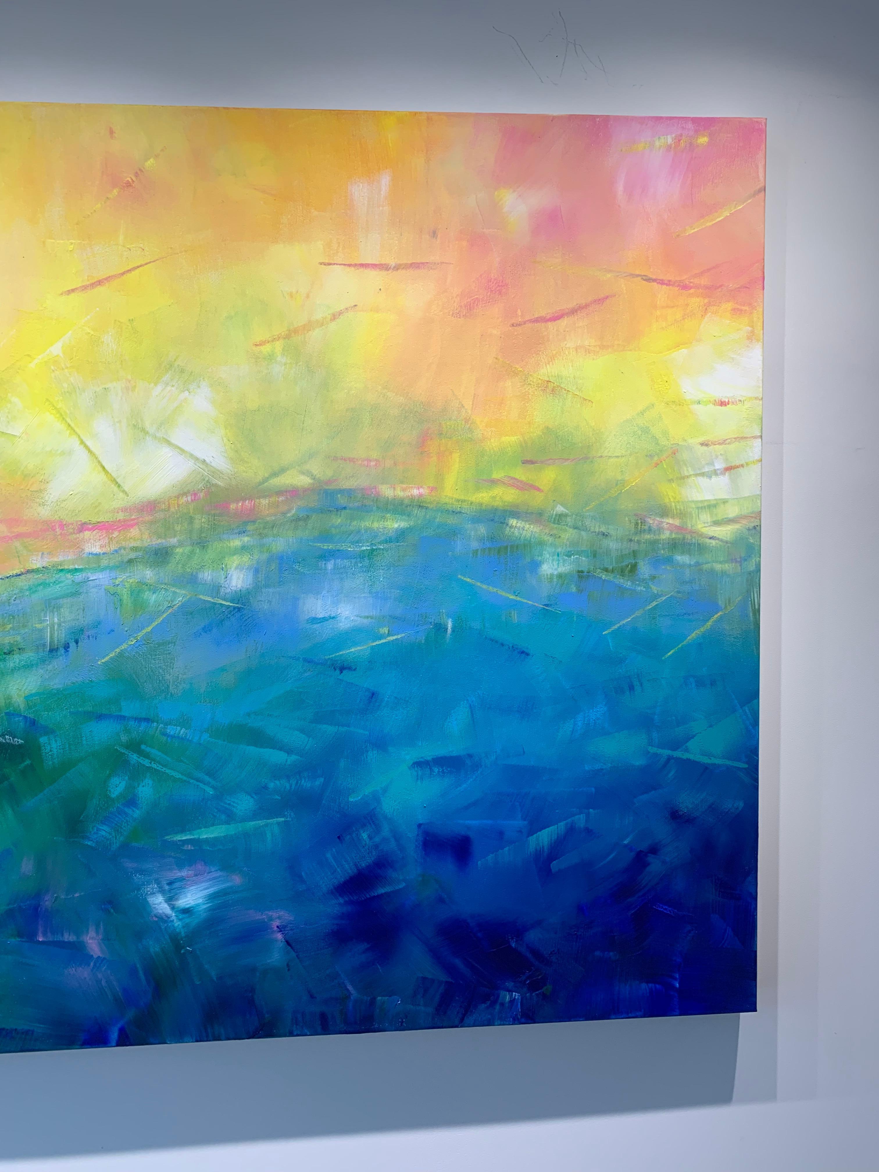 Sunshine on my mind de Katharina Husslein - paysage abstrait contemporain 8