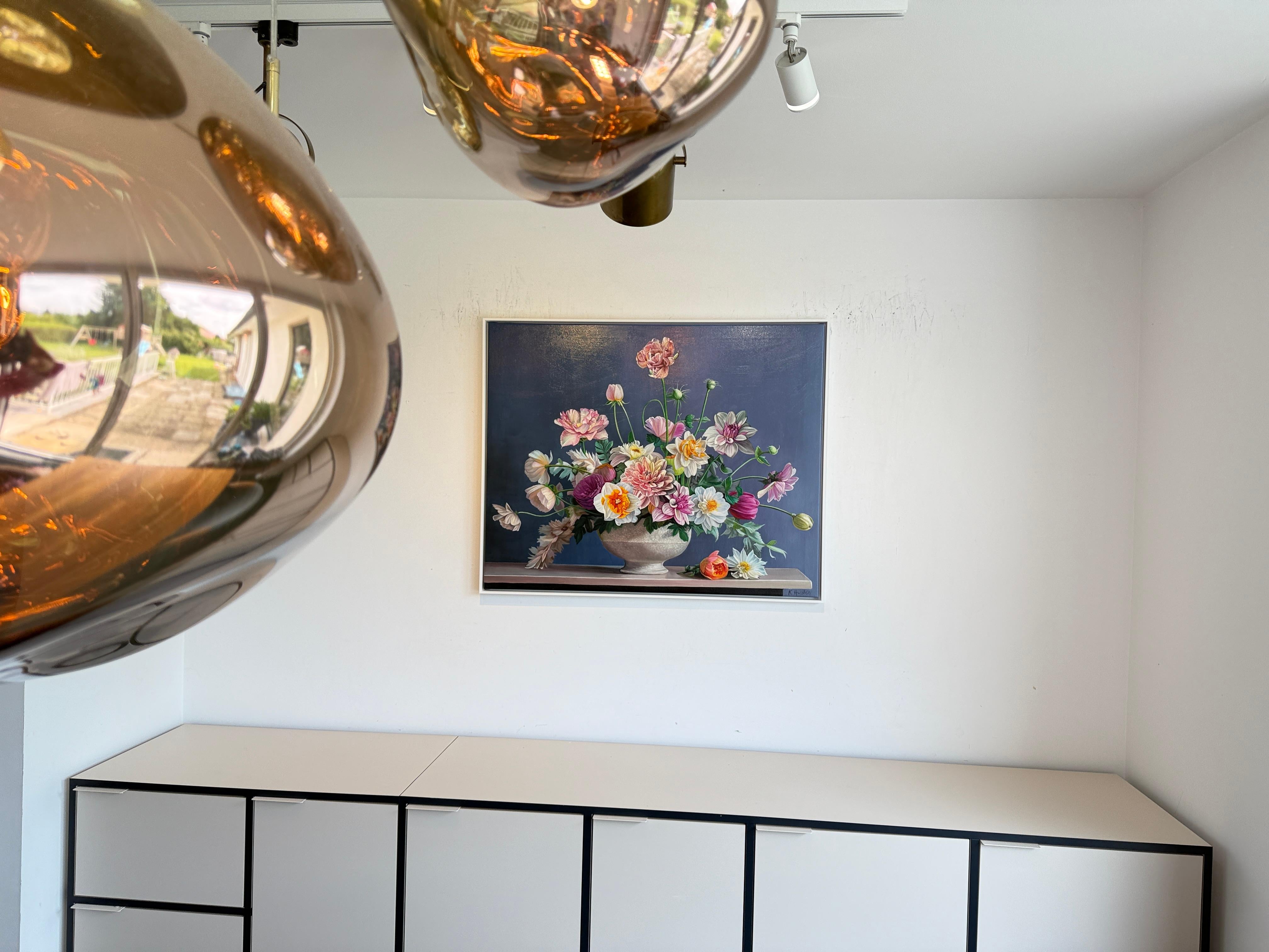 Diese Liebe ist alles, was es gibt, ist alles, was wir von Liebe kennen - K.Husslein Blumenstillleben im Angebot 6