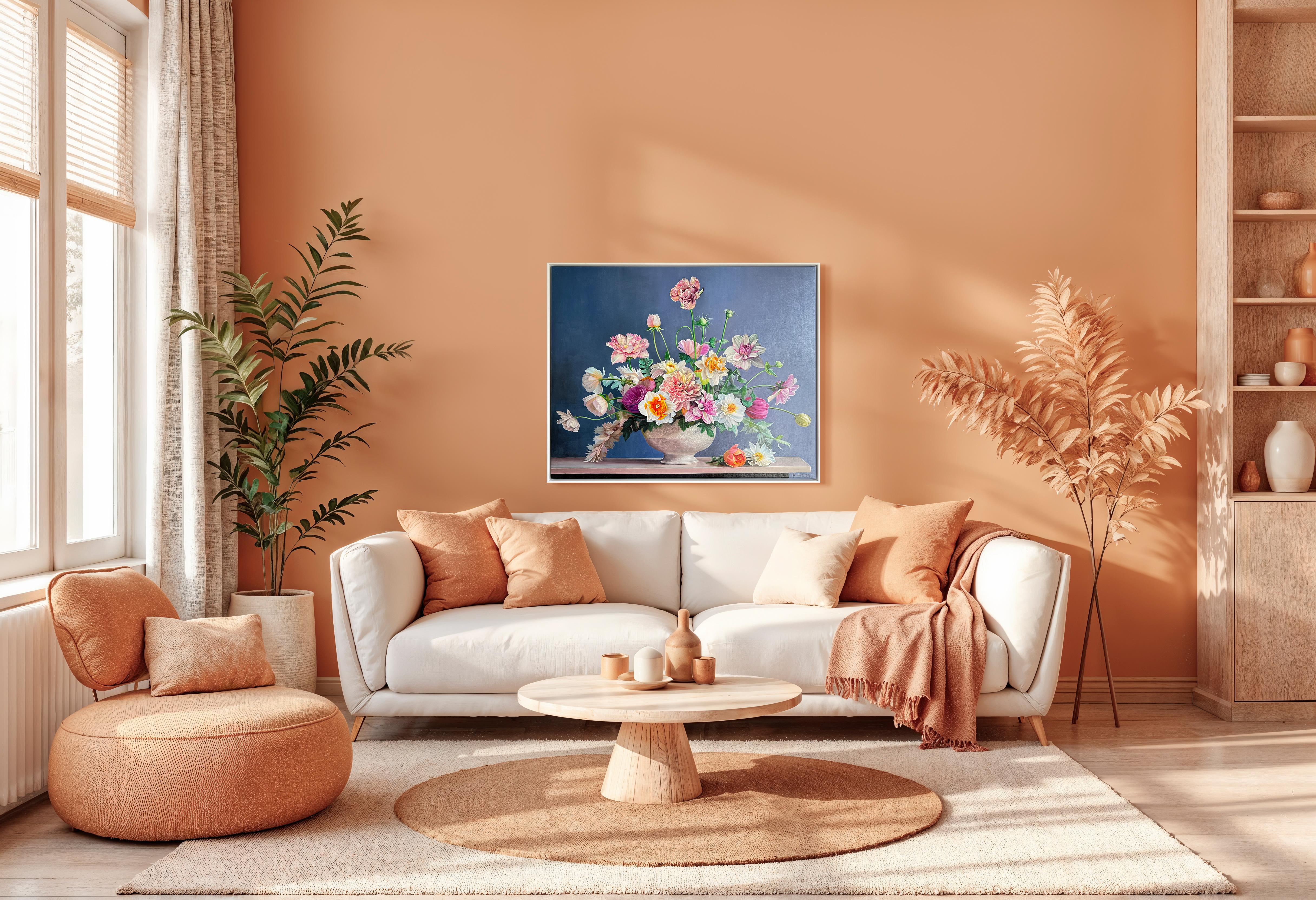 Diese Liebe ist alles, was es gibt, ist alles, was wir von Liebe kennen - K.Husslein Blumenstillleben im Angebot 12