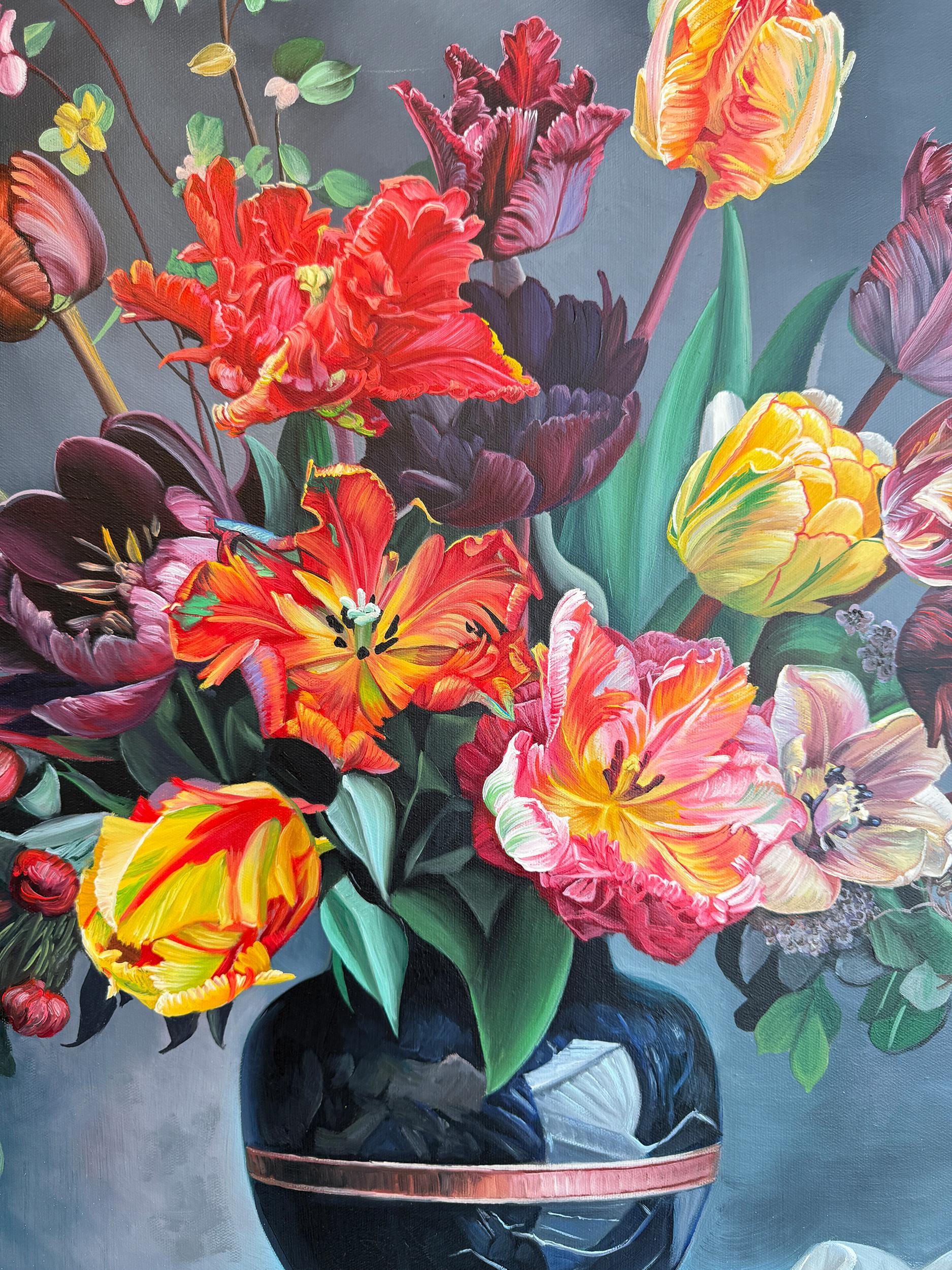 That love is all there is  - K Husslein Botanical Hyperrealistic Still life For Sale 14