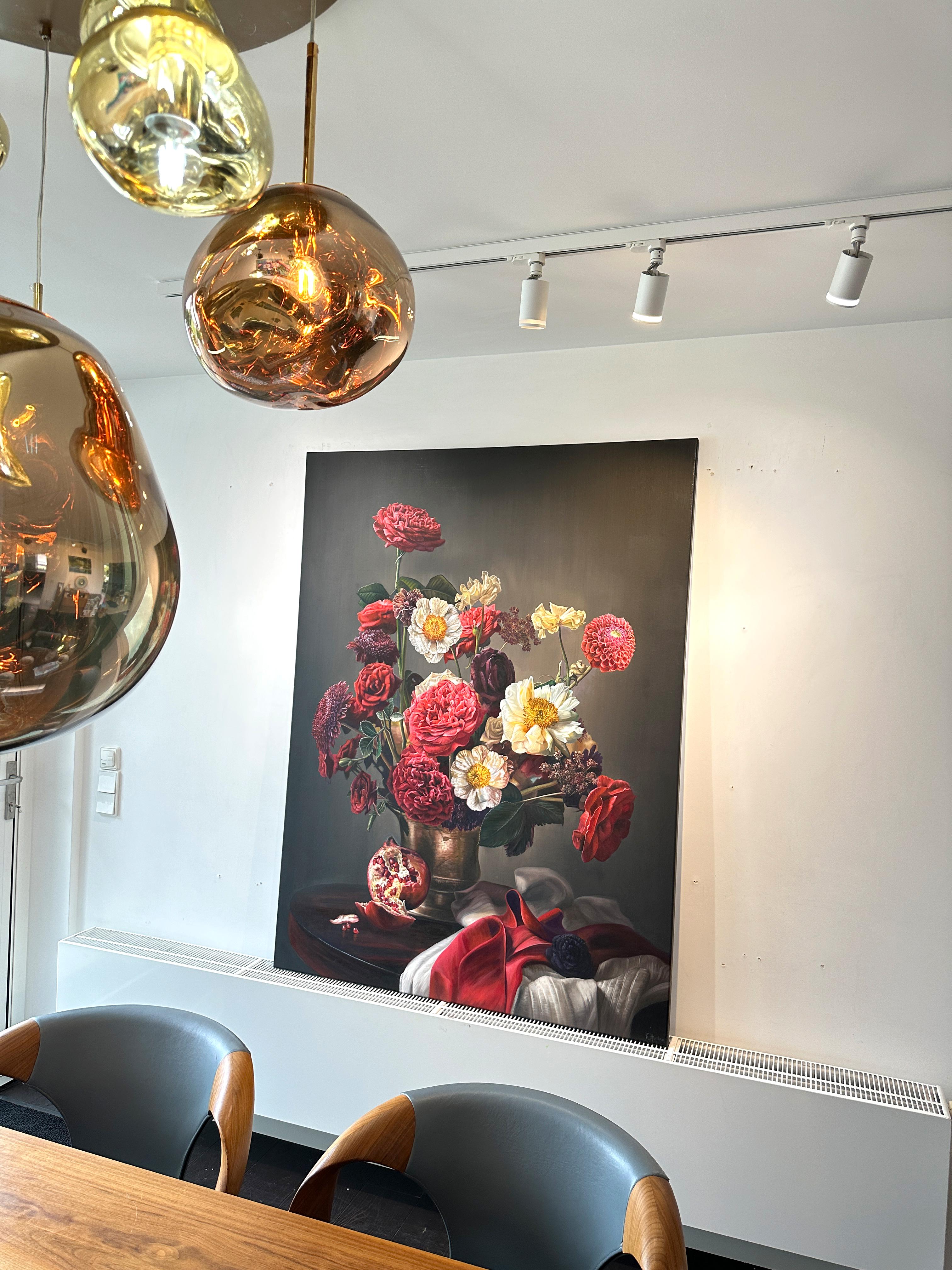 The Rose of the World von K Husslein Botanical Hyperrealistisches Stillleben im Angebot 5