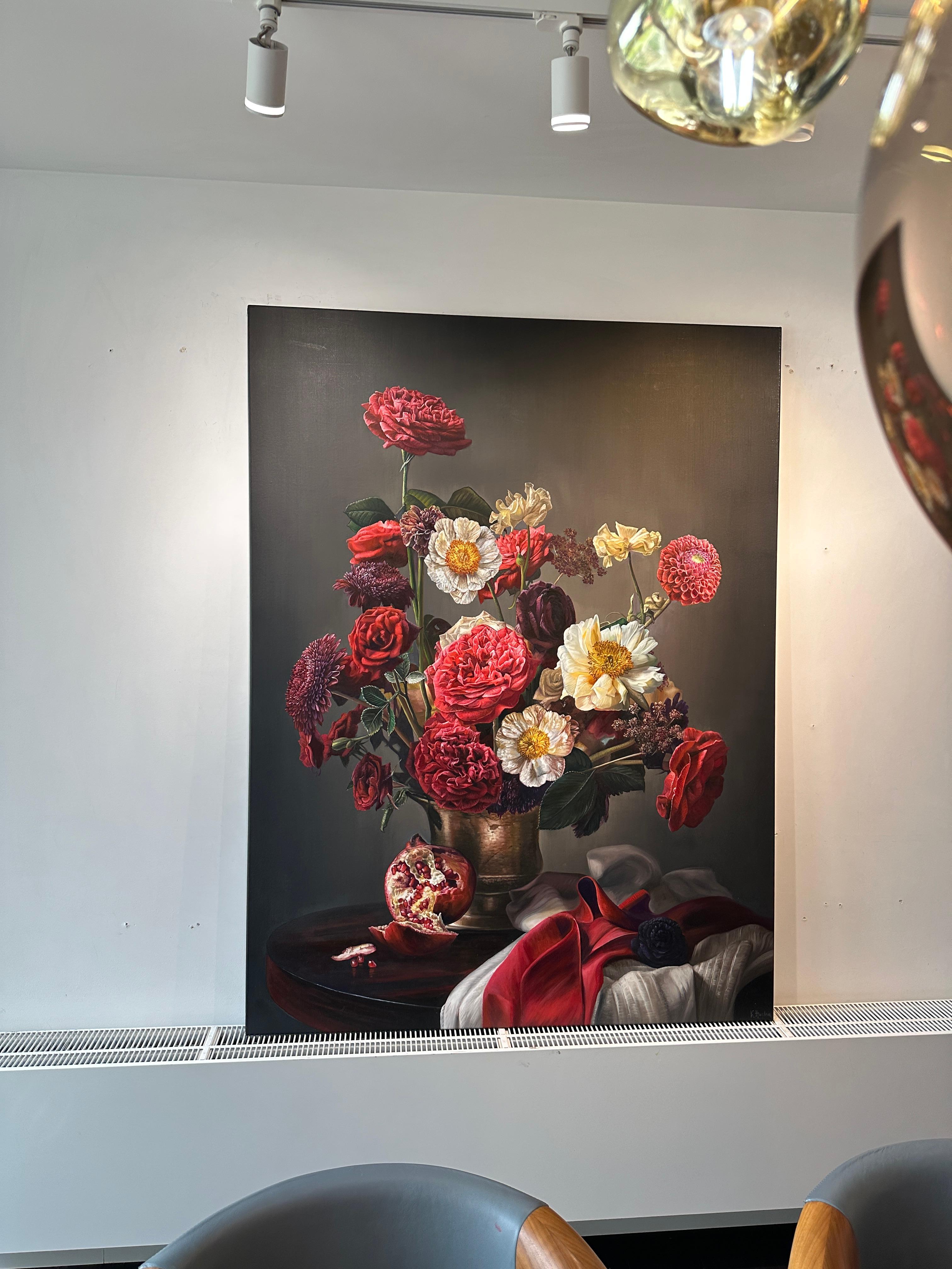 The Rose of the World von K Husslein Botanical Hyperrealistisches Stillleben im Angebot 2