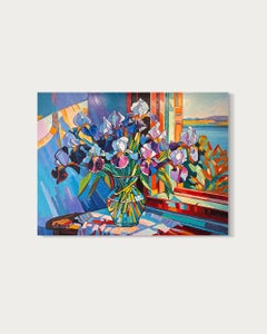 Der Duft der Sonne von K. Husslein Impasto Blumenstillleben Malerei