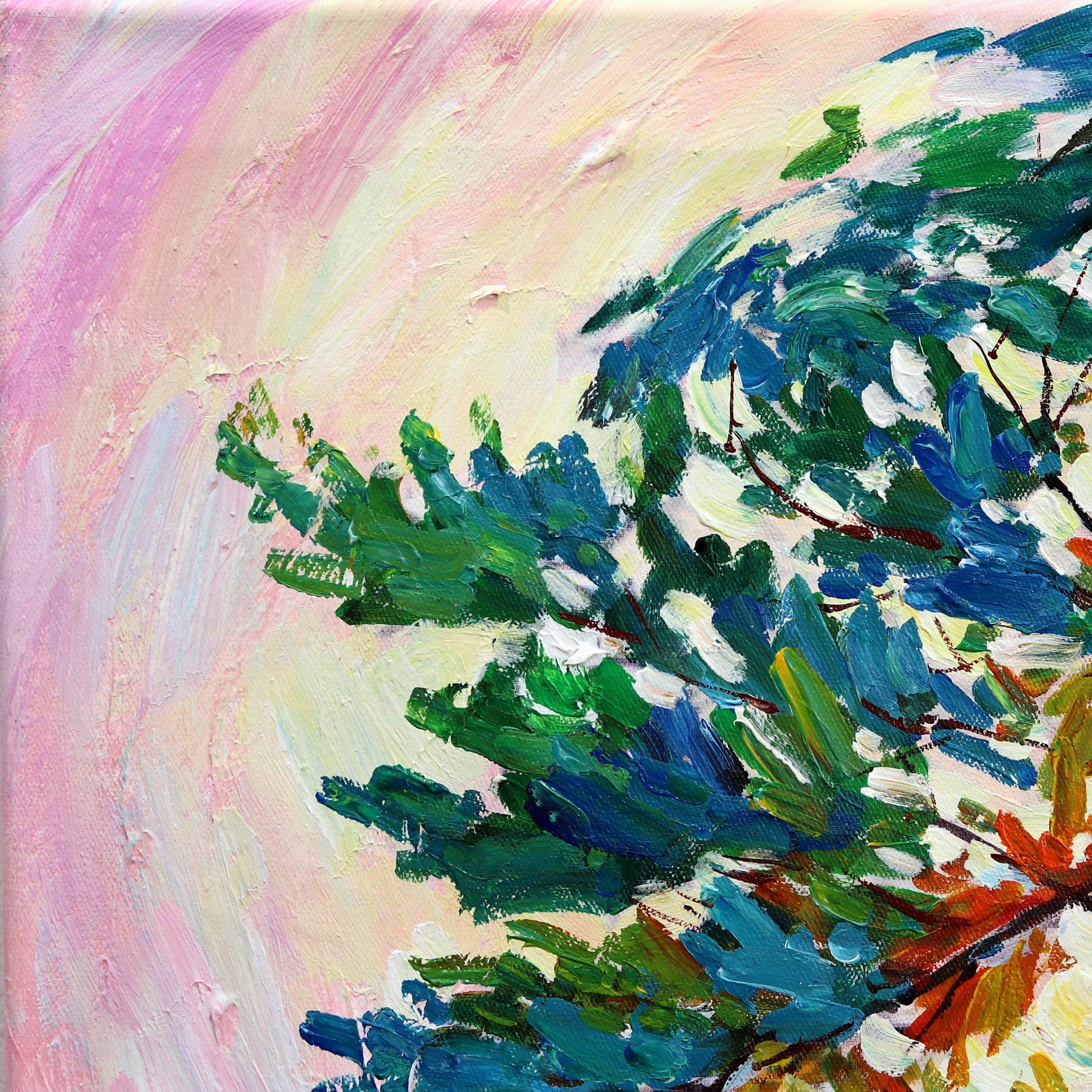 The Tree - Post-impressionnisme Painting par Katharina Husslein