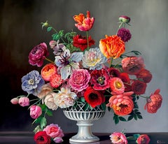 The way the night knows itself - K.K Husslein Nature morte hyperréaliste botanique