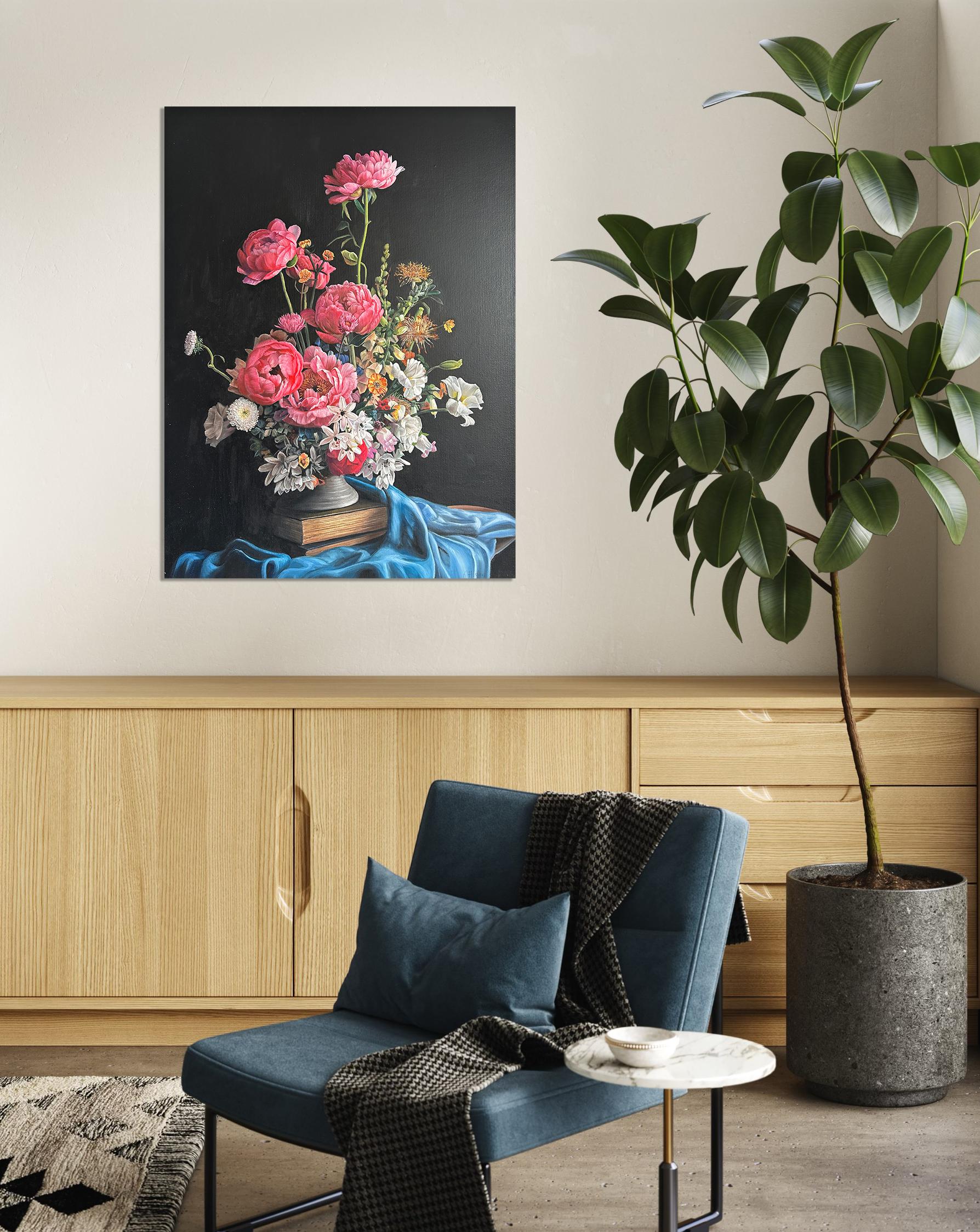 The Worship of this Love by K Husslein Botanical Hyperrealistic Still life For Sale 4