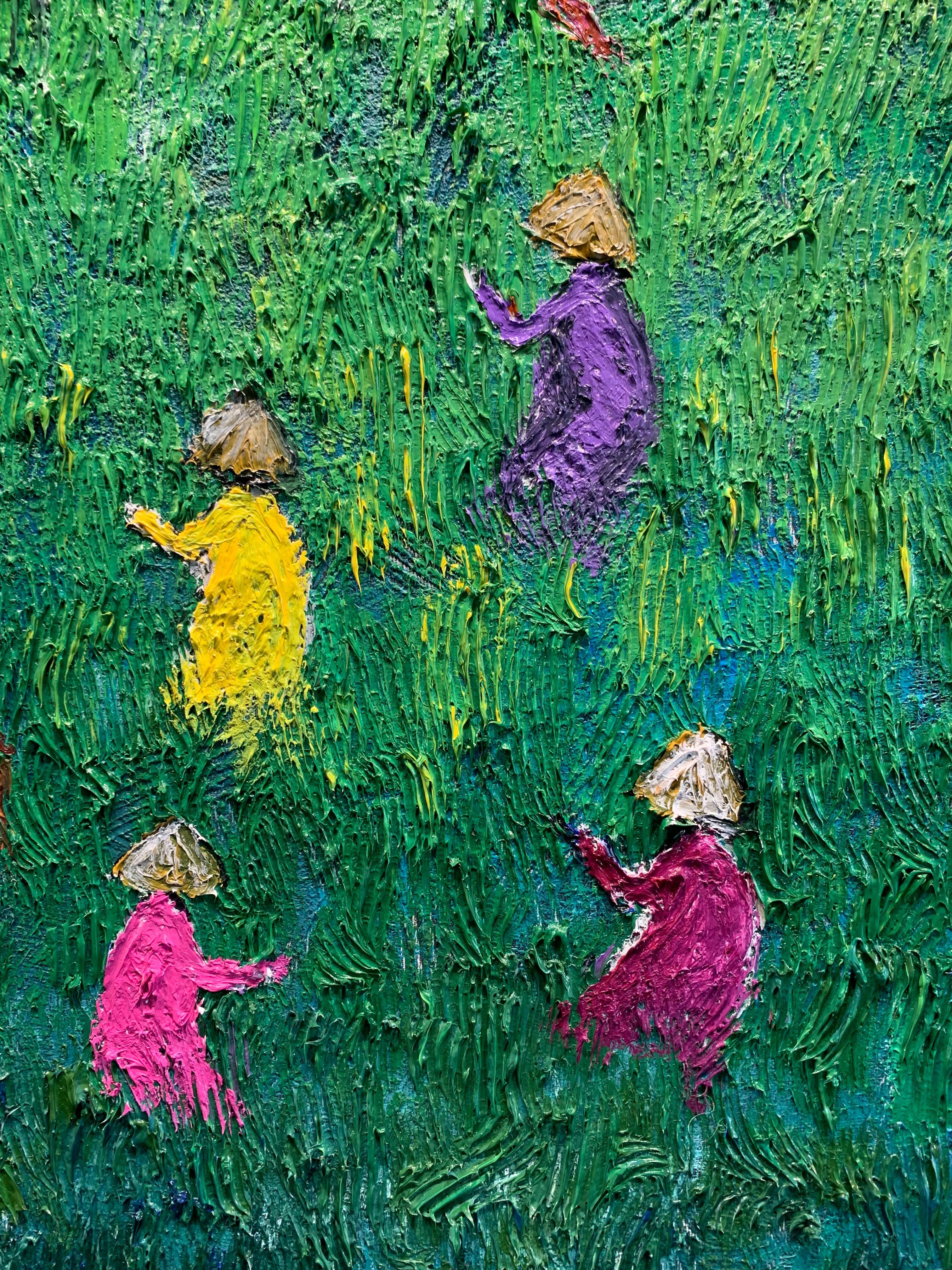 To See A World in a Grain Katharina Husslein contemporary abstract oil painting 8