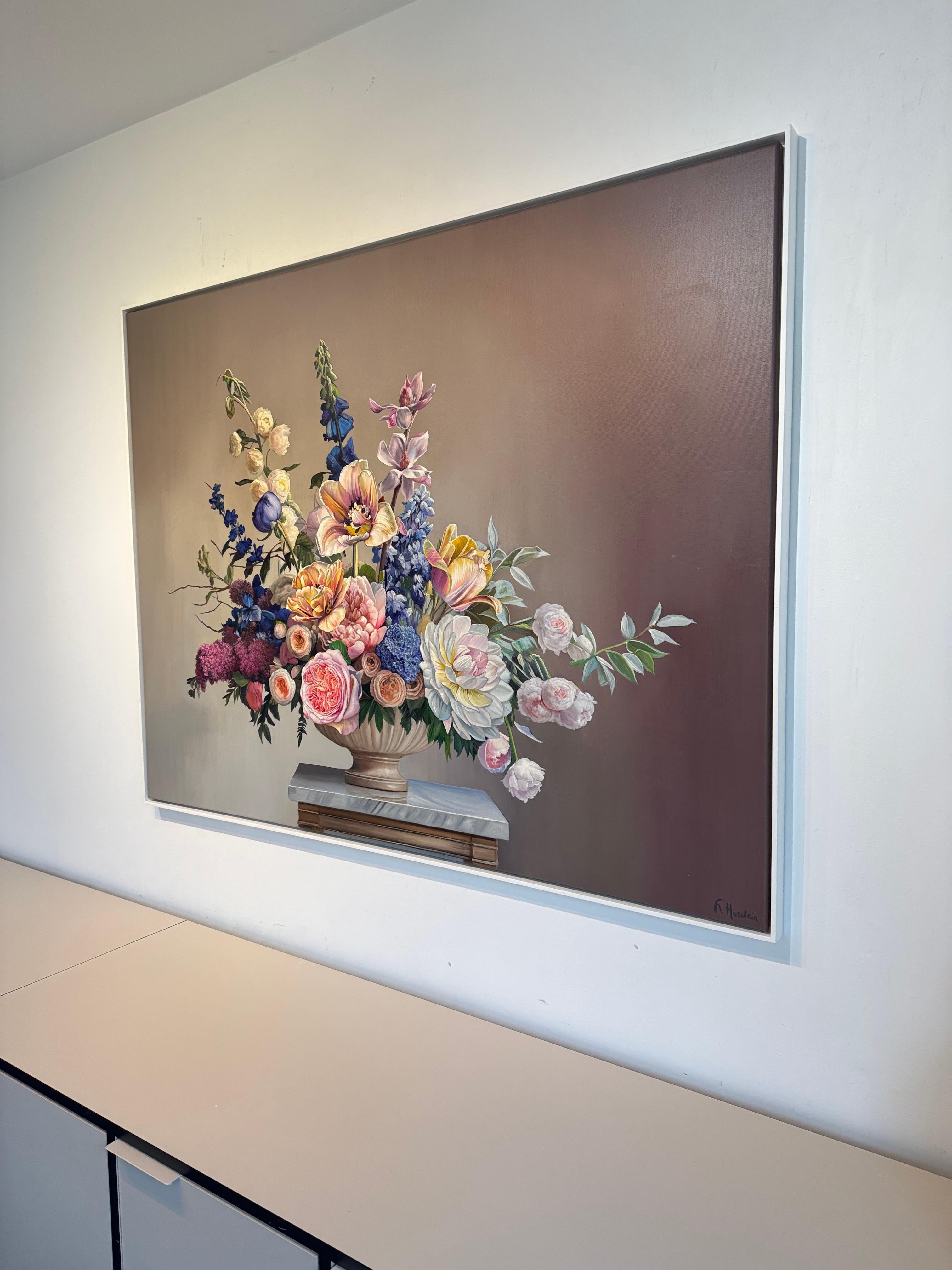 Touched by your light - K.Husslein hyperrealistic flower Still life For Sale 7