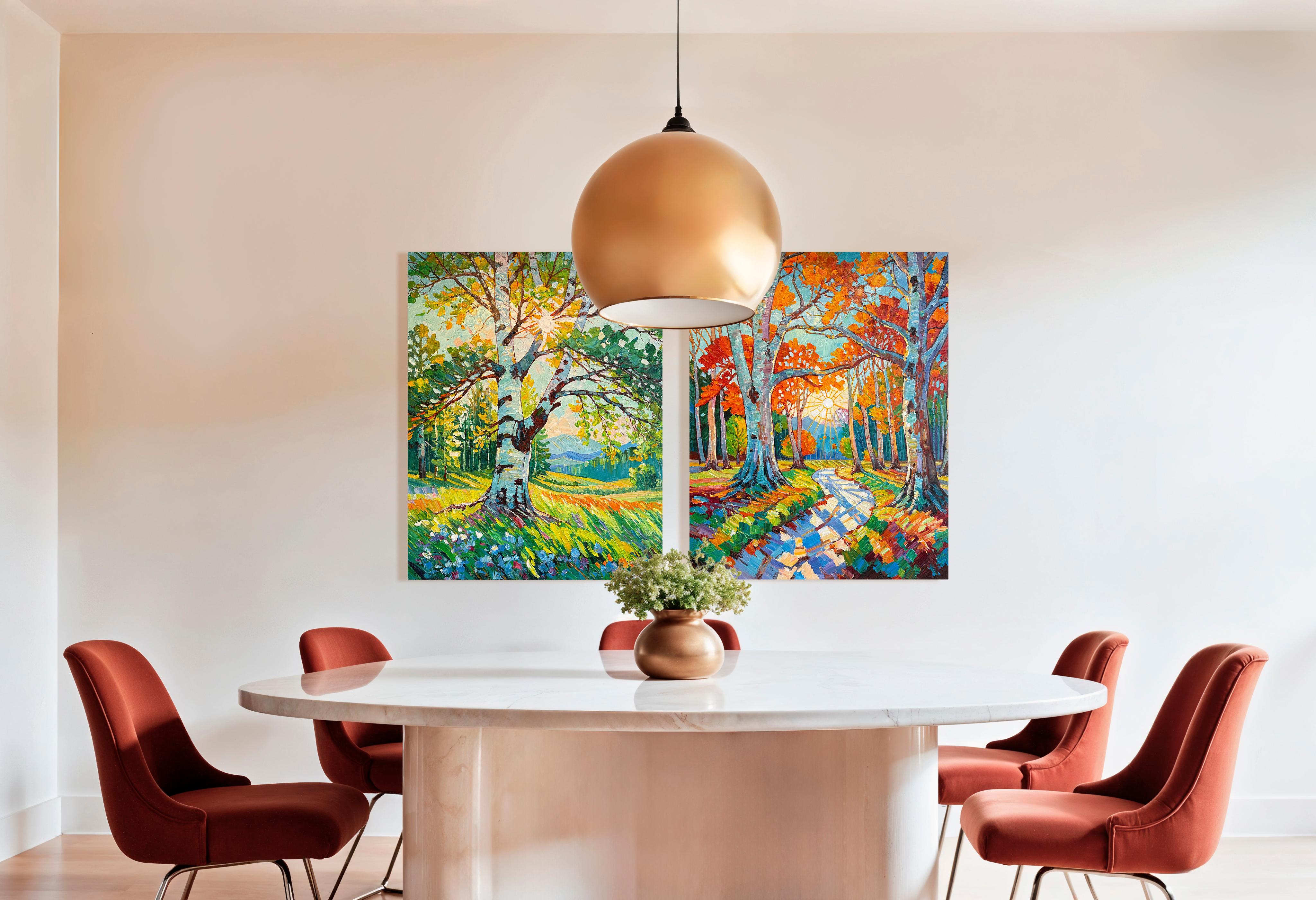 Tropical Sunlight in your eyes von K.Husslein Impasto Botanik Pflanzengemälde im Angebot 4