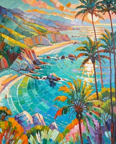 Tropical Sunlight in your eyes von K.Husslein Impasto Botanik Pflanzengemälde
