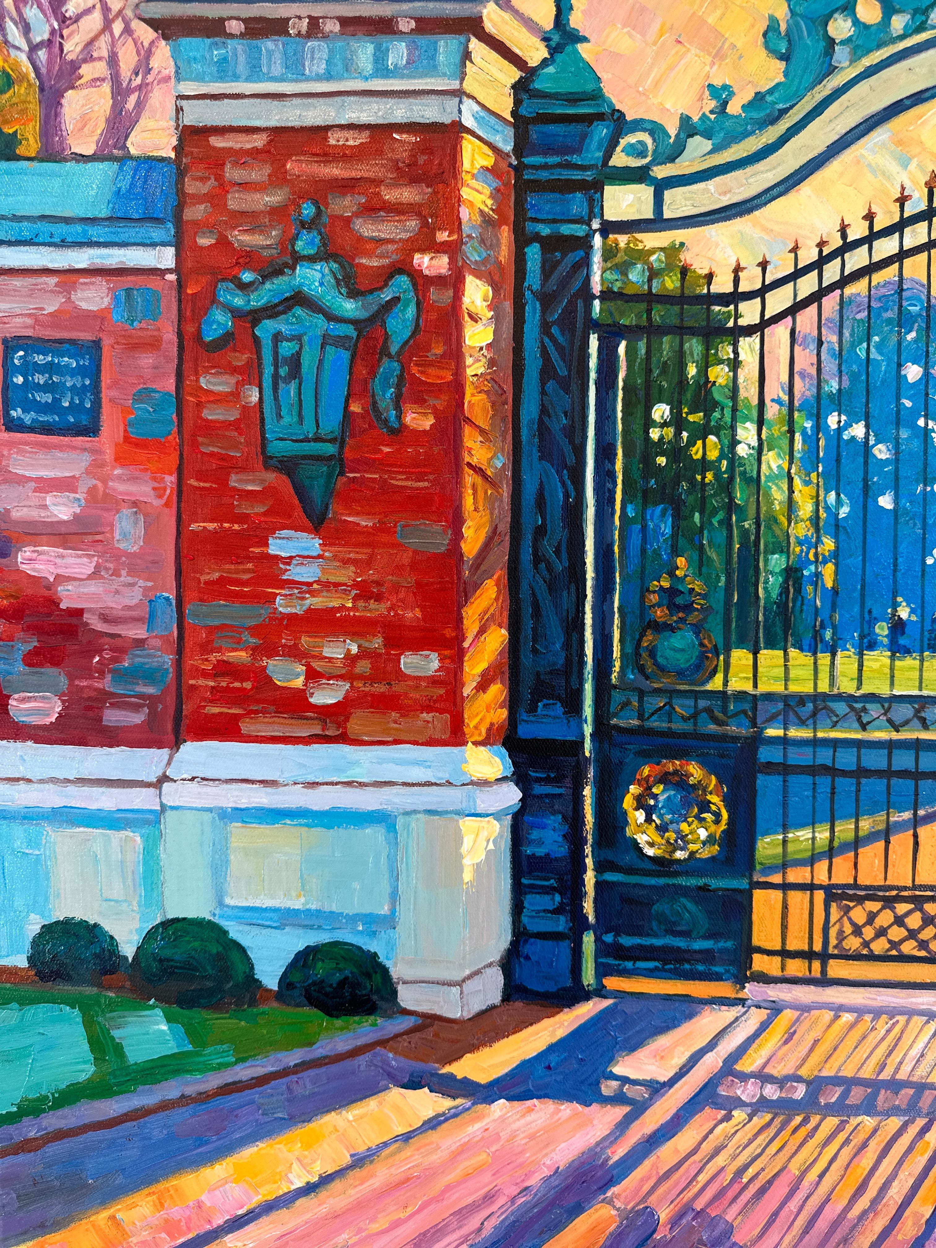 Trust in Dreams for in them is hidden the gate by K.Husslein Impasto Painting For Sale 11