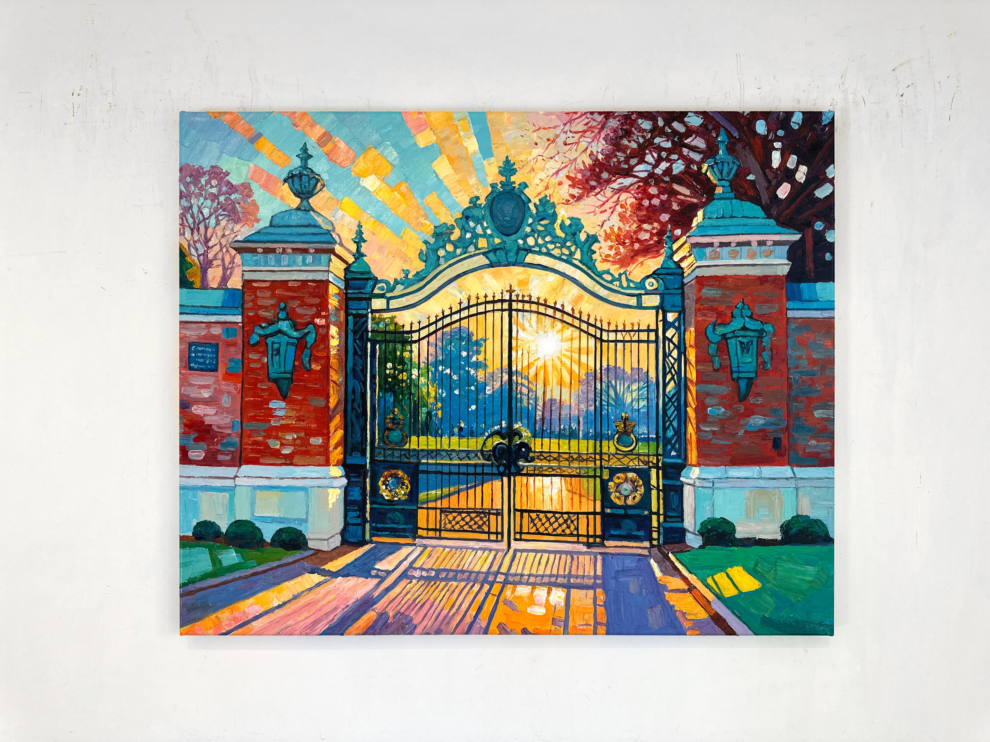 Trust in Dreams for in them is hidden the gate by K.Husslein Impasto Painting For Sale 7