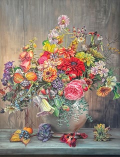 Wir werden zusammen gezogen wie das Licht zum Morgen - KHusslein Blumenstillleben