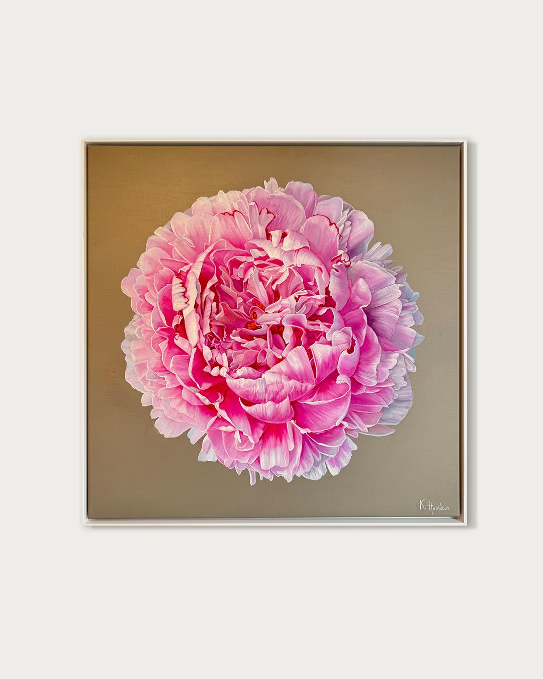 Aimable avec un amour qui était plus que l'amour - K Husslein Flower Still life - Painting de Katharina Husslein
