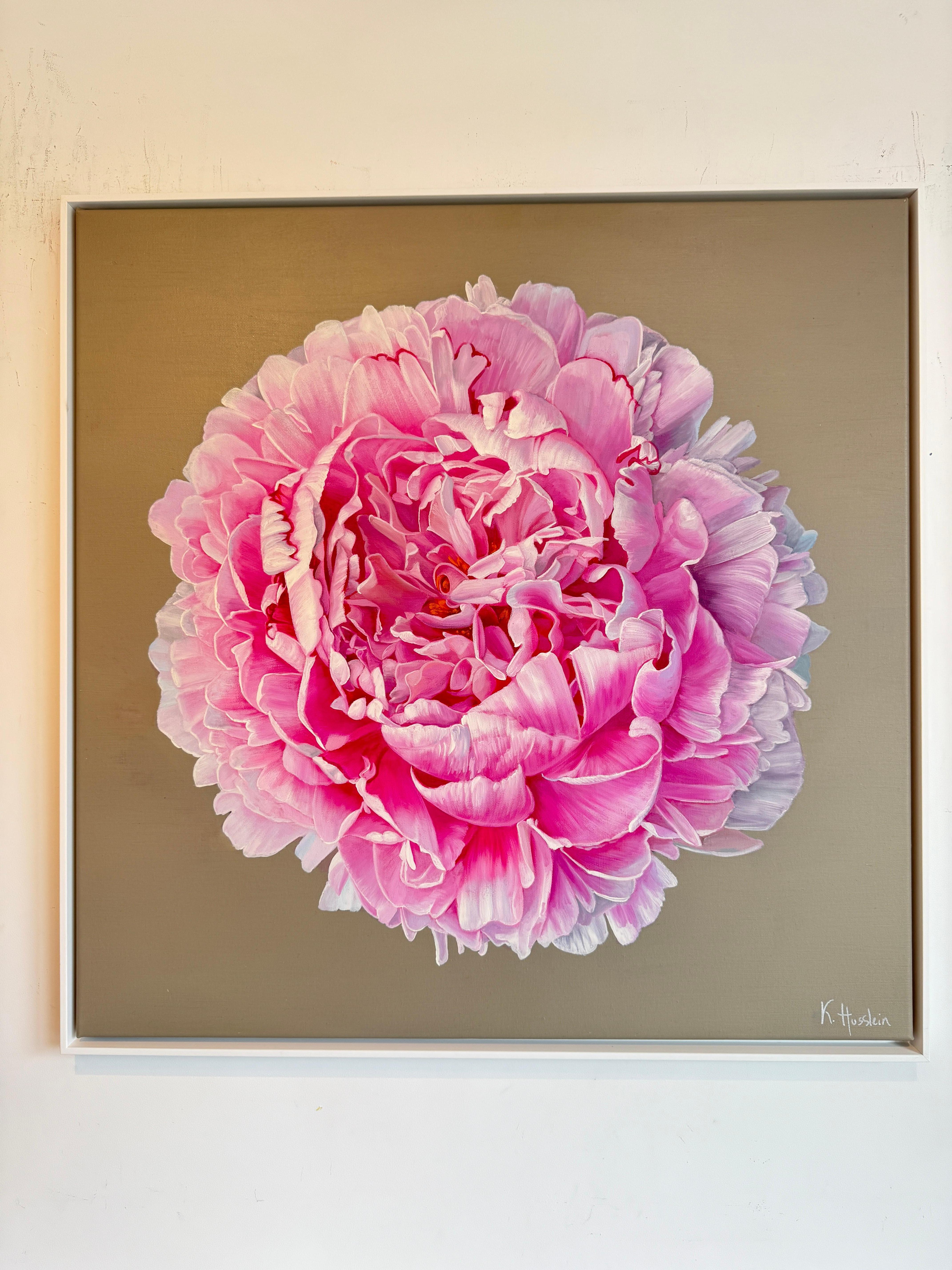 Aimable avec un amour qui était plus que l'amour - K Husslein Flower Still life en vente 1