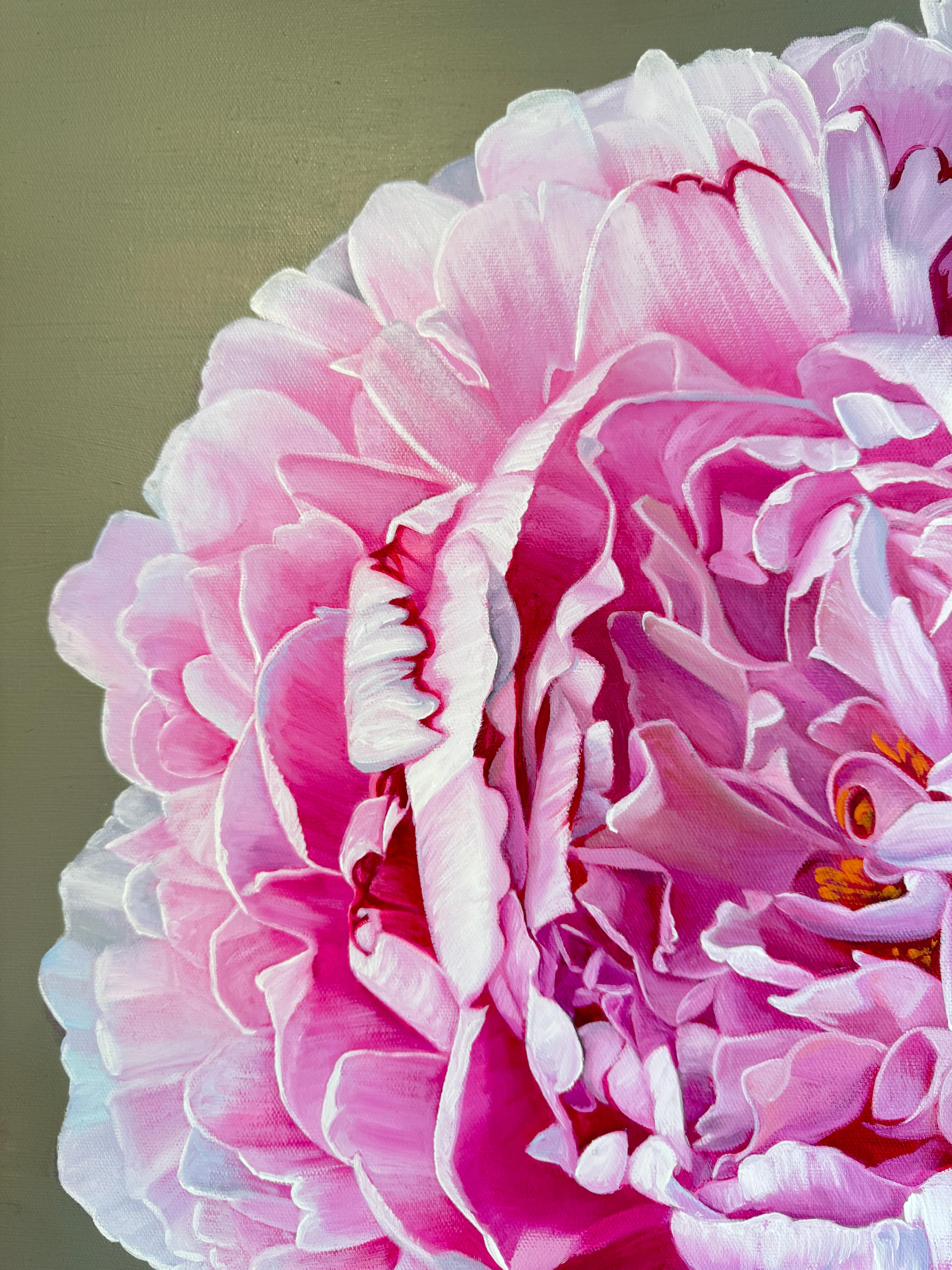 Aimable avec un amour qui était plus que l'amour - K Husslein Flower Still life en vente 2