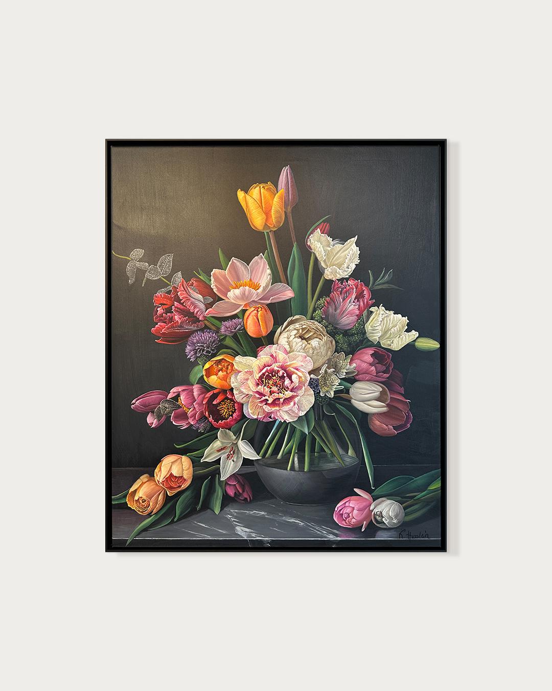 Whatever our souls are made of - K.Husslein Hyperrealistic Still life - Photorealist Painting by Katharina Husslein