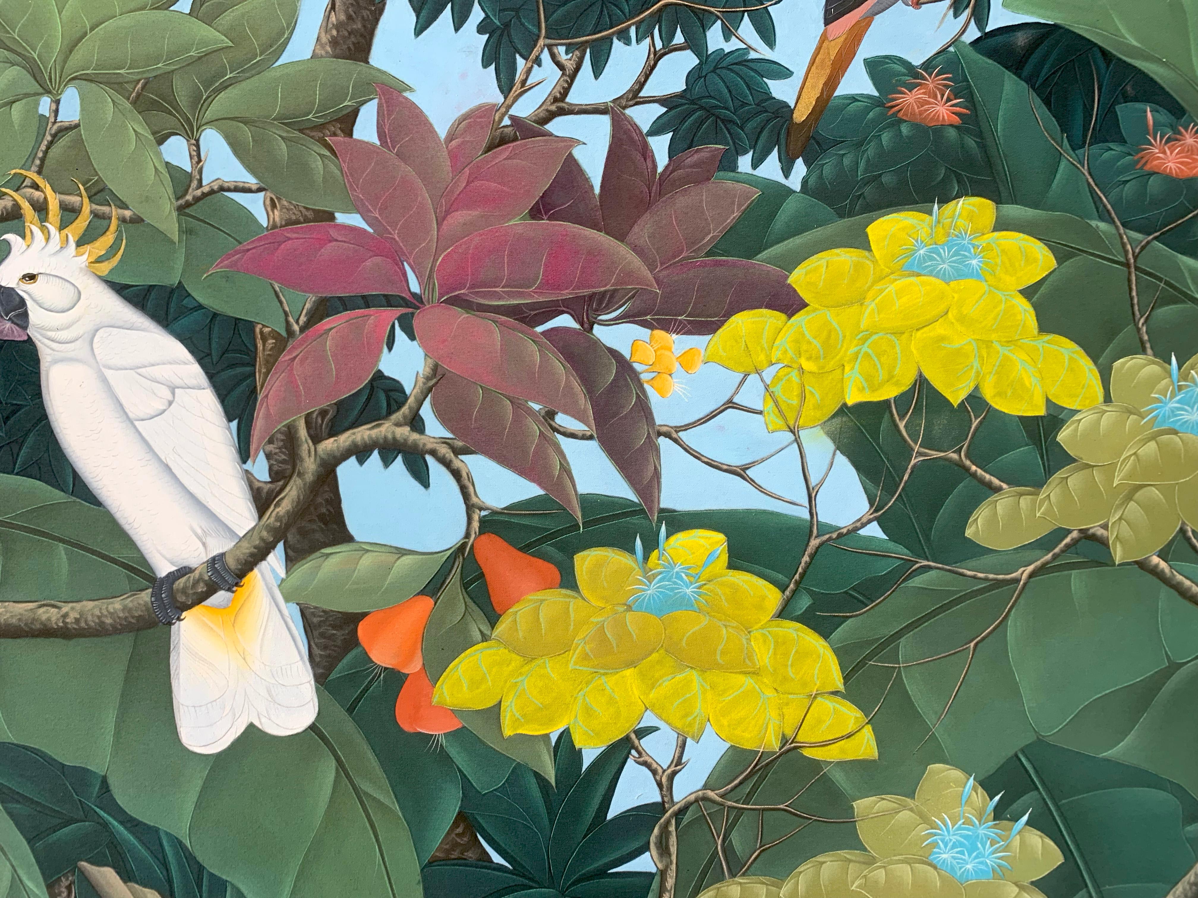 Whispering Leaves by Katharina Husslein Contemporary Landscape 1