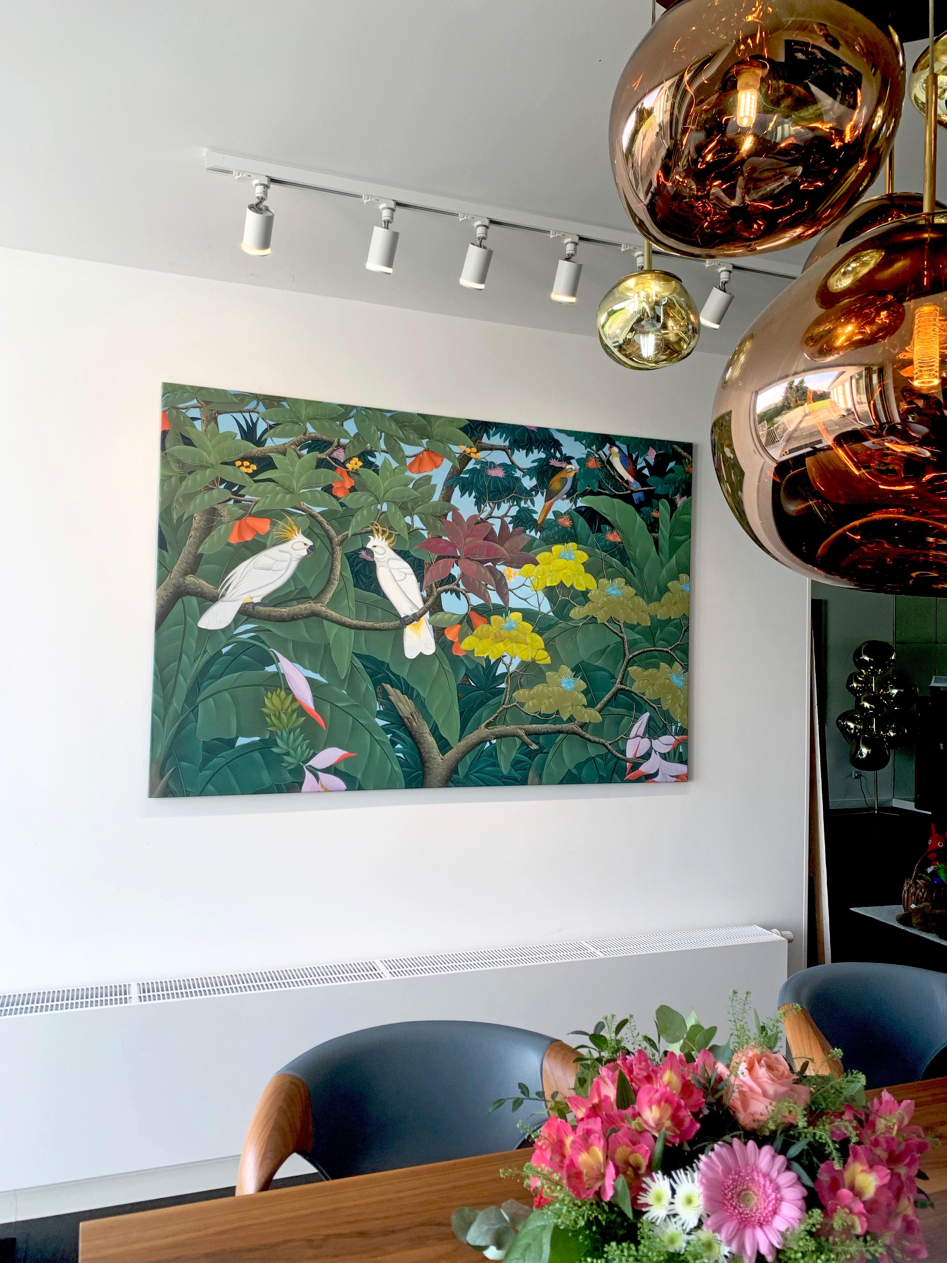 Whispering Leaves by Katharina Husslein Contemporary Landscape 6