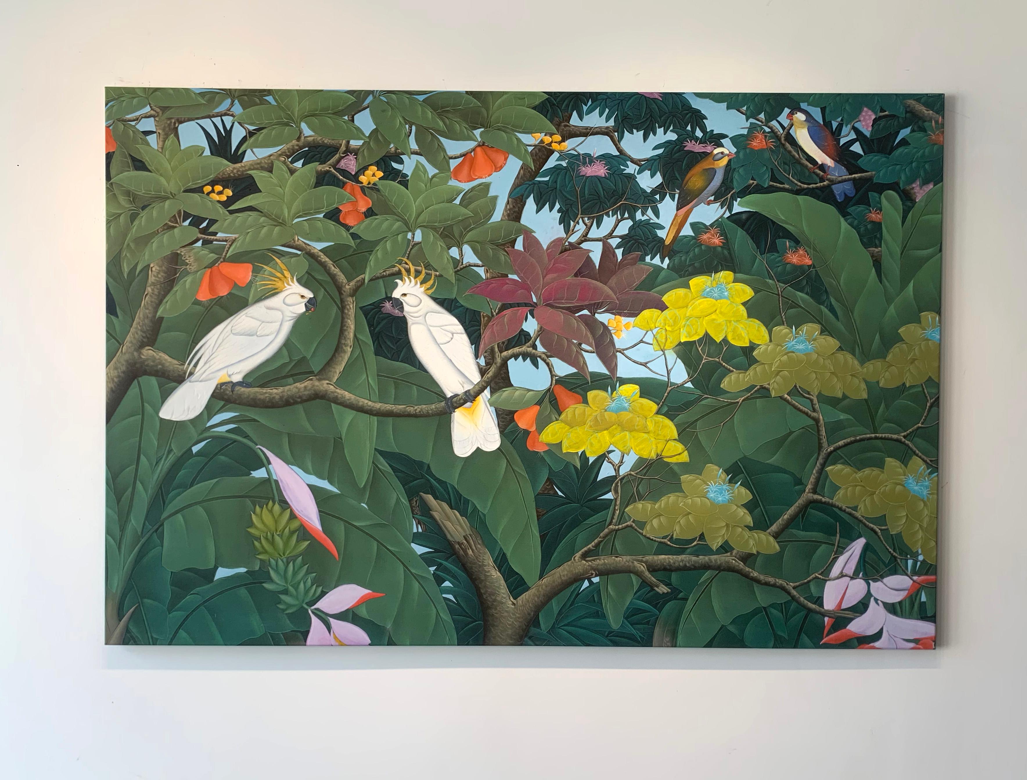 Whispering Leaves by Katharina Husslein Contemporary Landscape 7