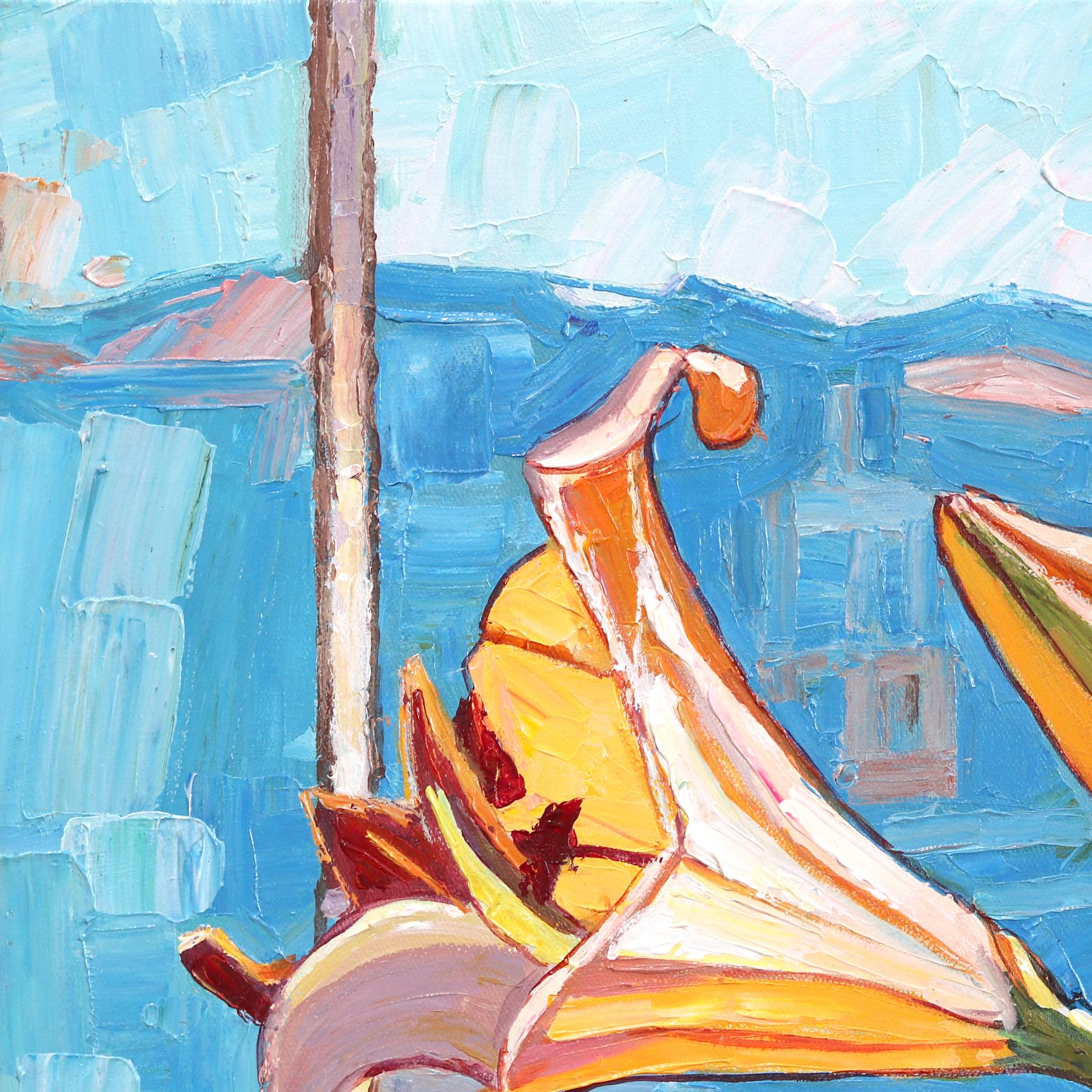 With a contemporary perspective on still-life painting and inspired by paintings created by old masters, German artist Katharina Husslein paints in a representational manner to capture saturated, lively bouquets. Her passion for natural beauty is