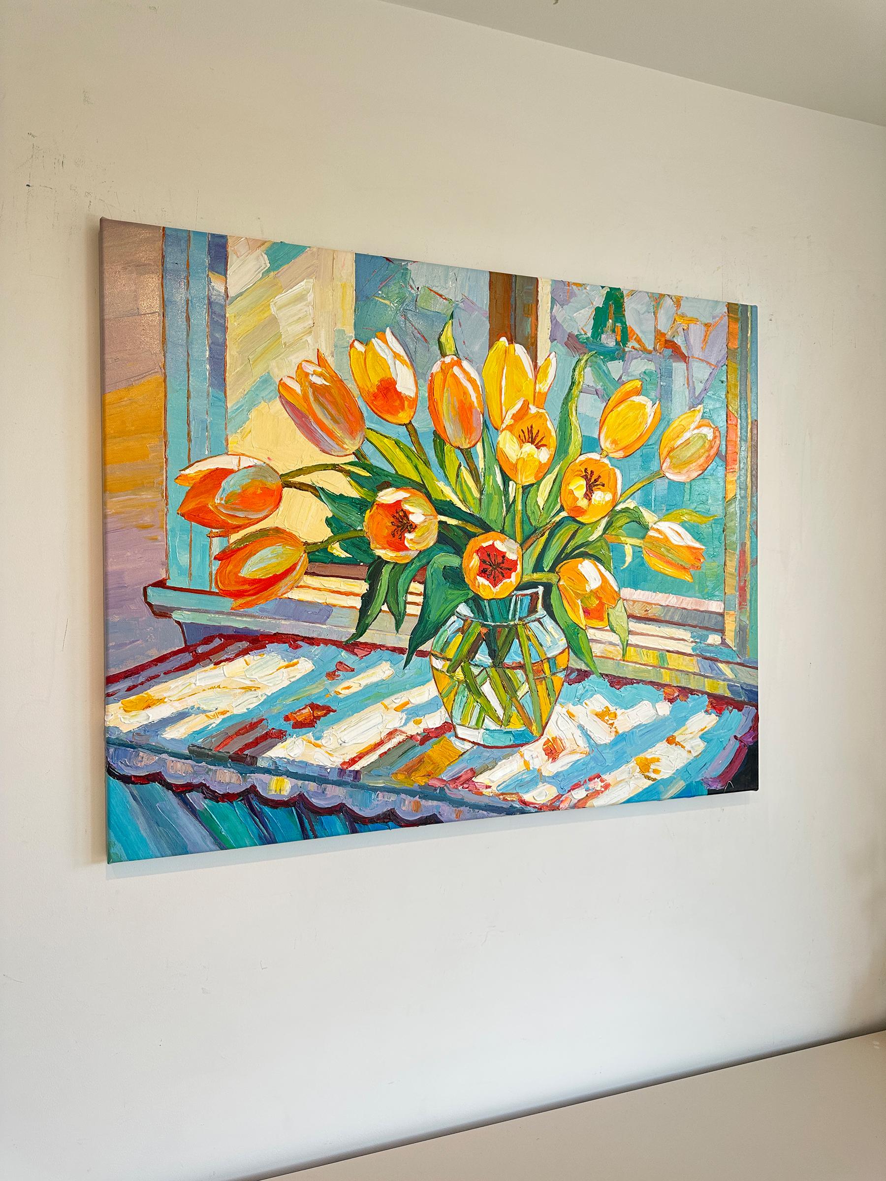 En los cuadros de temática floral de Katharina Husslein, son inconfundibles su profunda conexión con la naturaleza y la profunda inspiración que extrae de las flores. A través de su enfoque textural y abstracto, capta hábilmente la vibrante esencia
