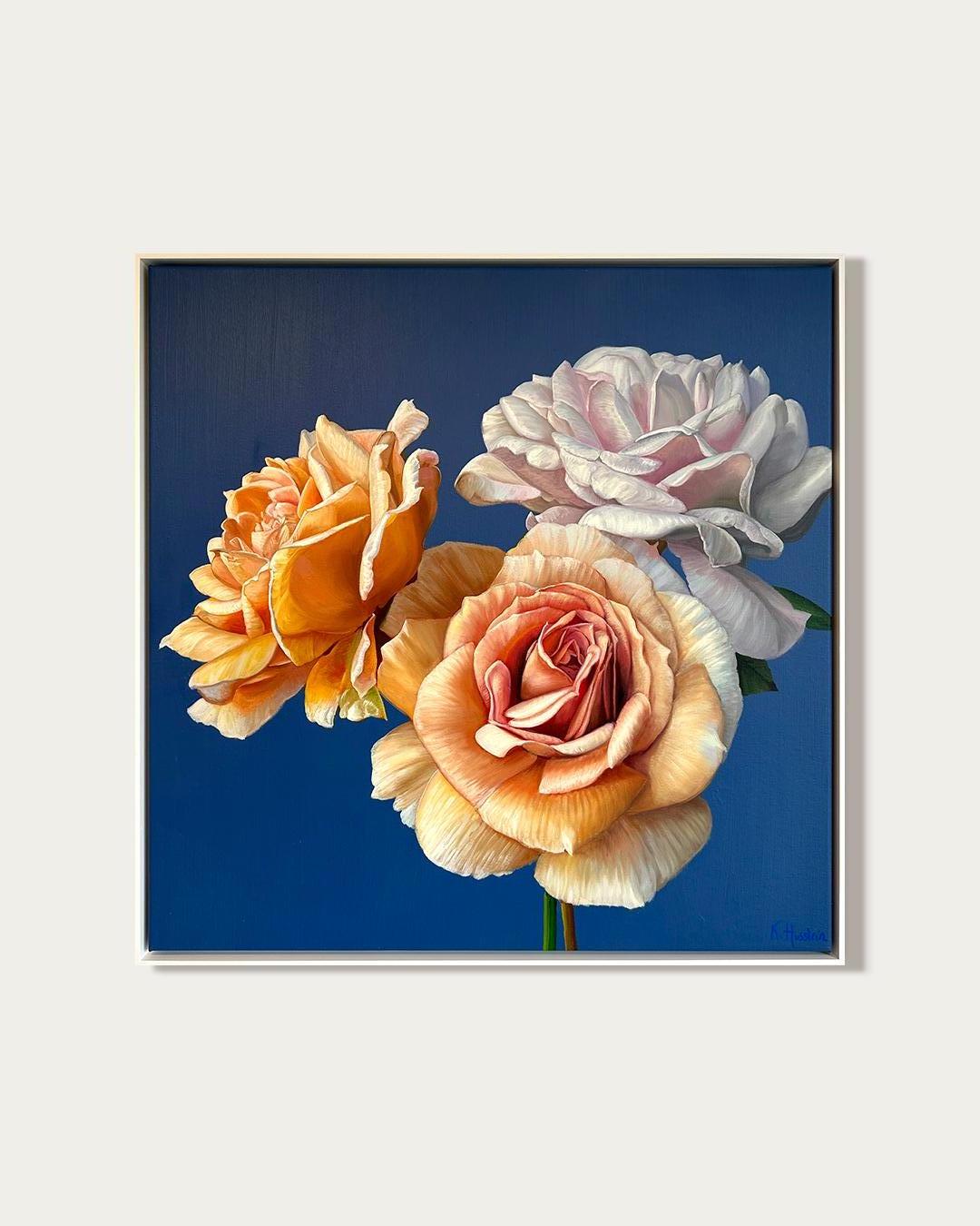 You intoxicate me with your eyes - K.Husslein Hyperrealistisches Stillleben – Painting von Katharina Husslein
