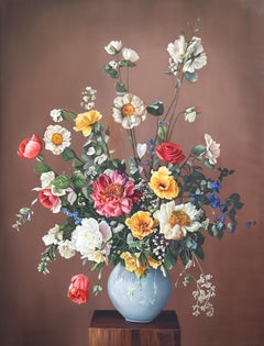 You May Love on Through Love's Eternity - Colorido bodegón floral