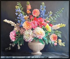 You open always petal by petal - K Husslein Botanical Hyperrealistic Still life