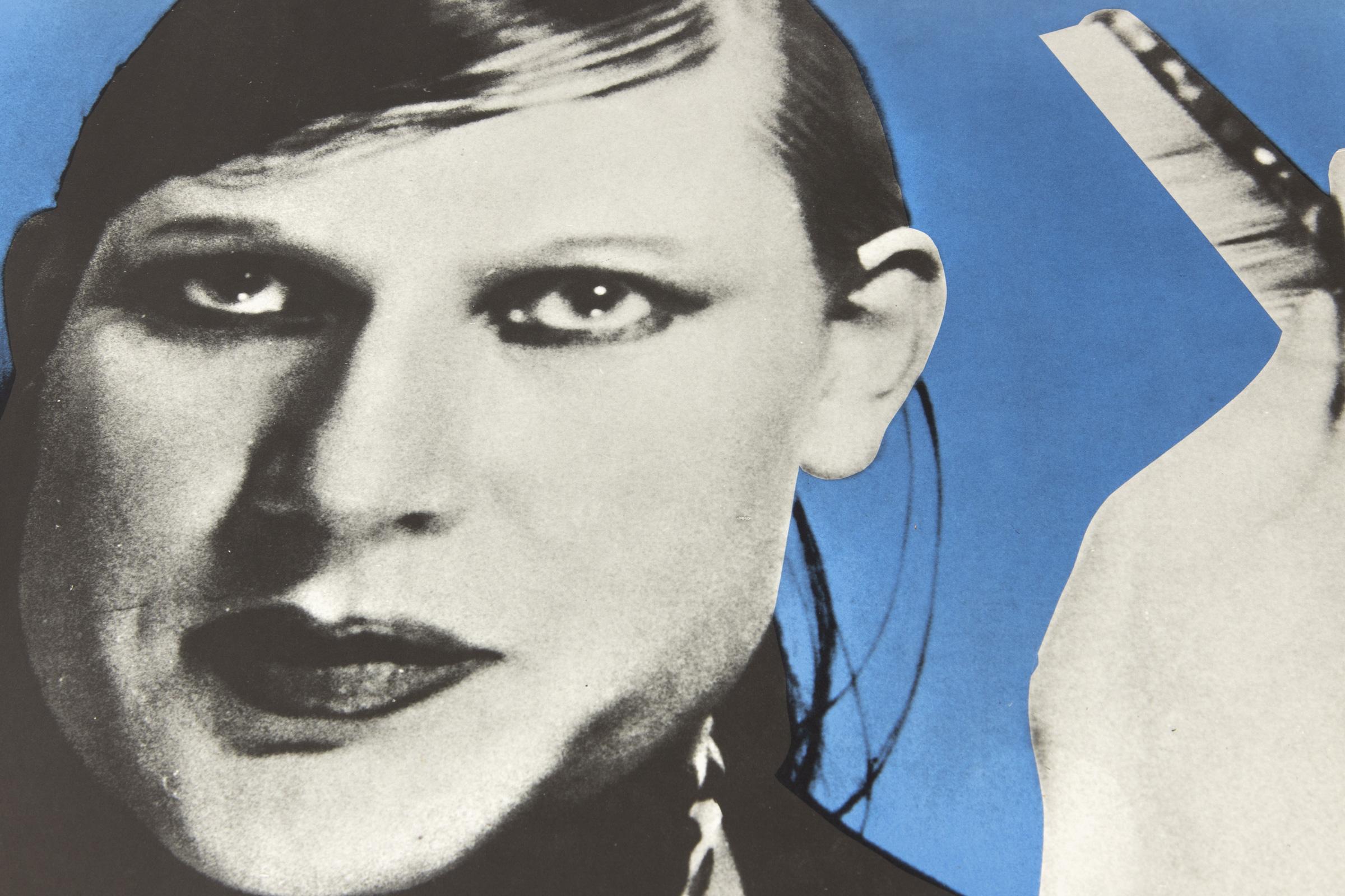 Katharina Sieverding: Poster originale della mostra del 1973, Galerie Oppenheim in vendita 2