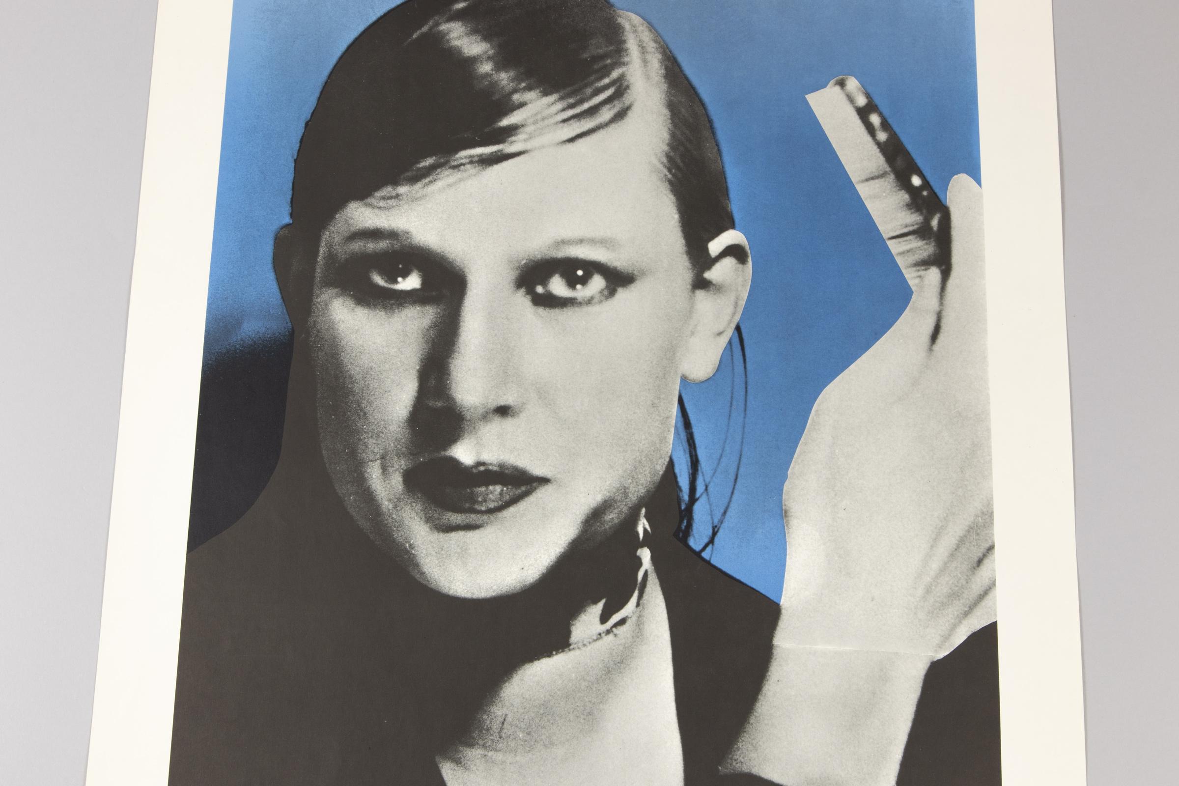 Katharina Sieverding: Poster originale della mostra del 1973, Galerie Oppenheim in vendita 3