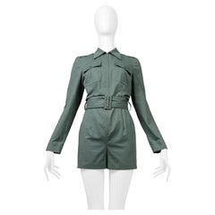 Minishorts Romper Verde Ejército Katharine Hamnett