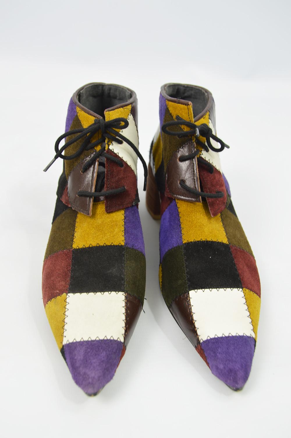 patchwork boots target
