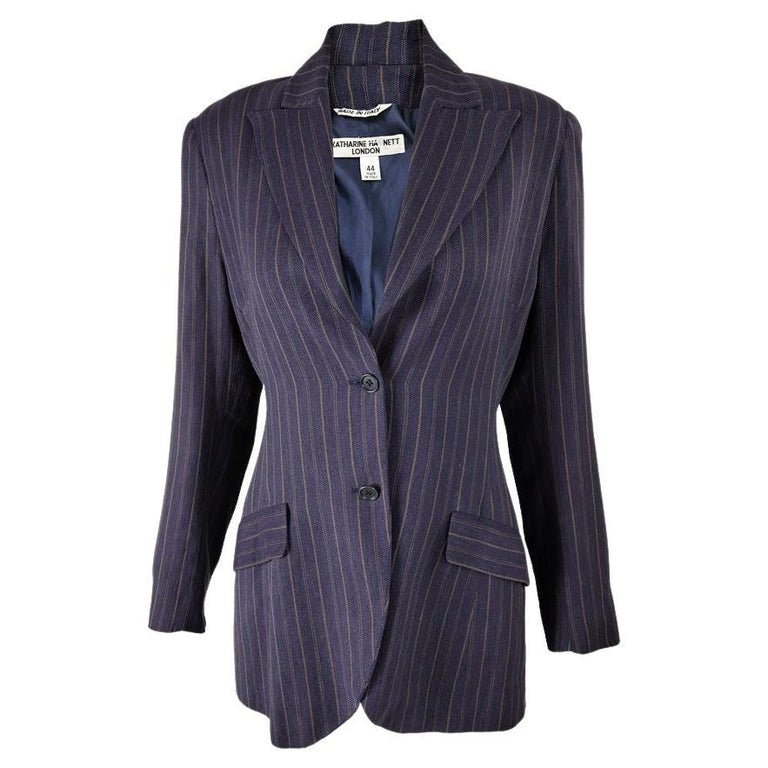 NZ DESIGNER 2000's pinstripe jacket
