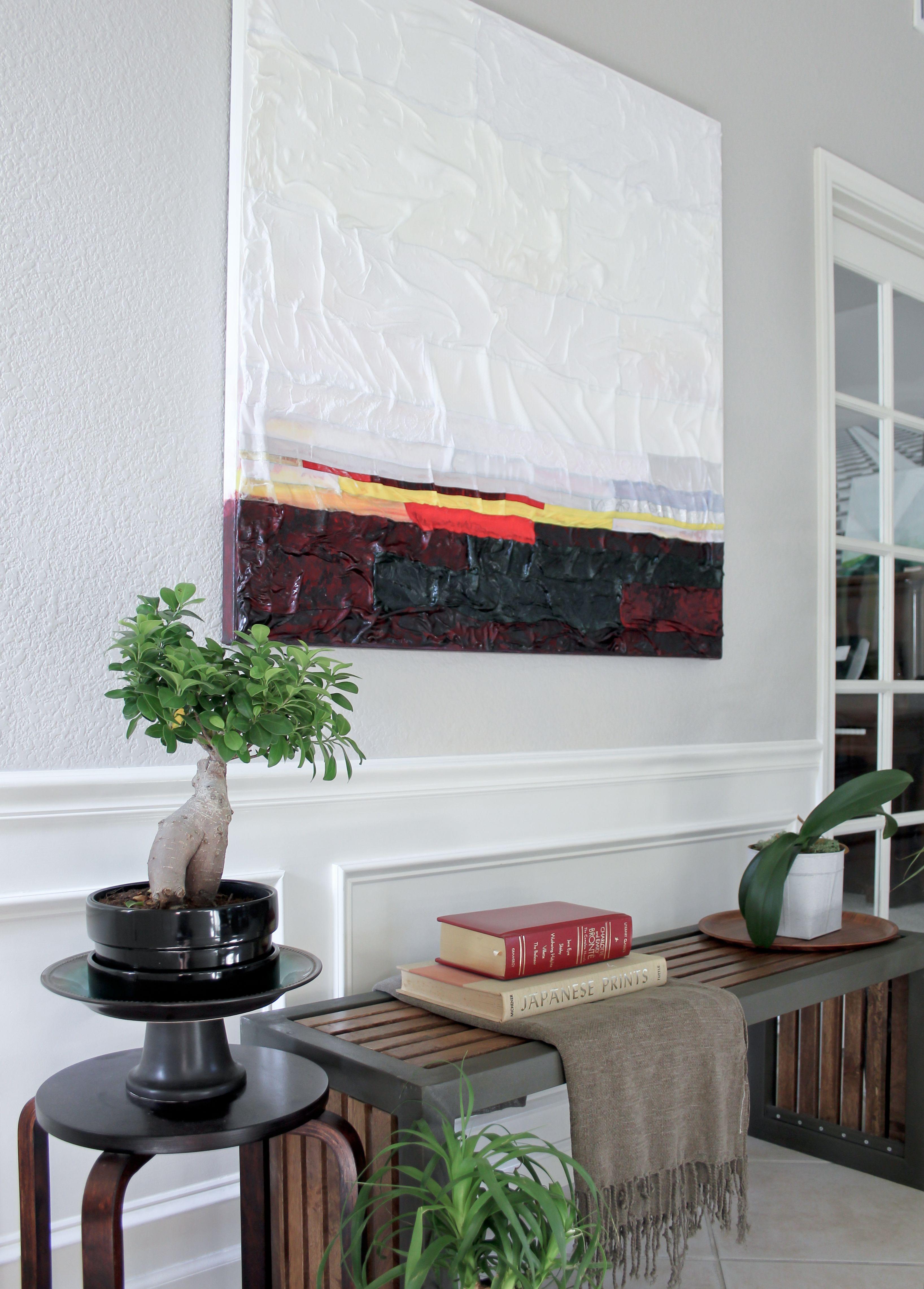 Atmospheric Scattering No. 1, Mixed Media auf Leinwand (Abstrakt), Mixed Media Art, von Katharine Weber