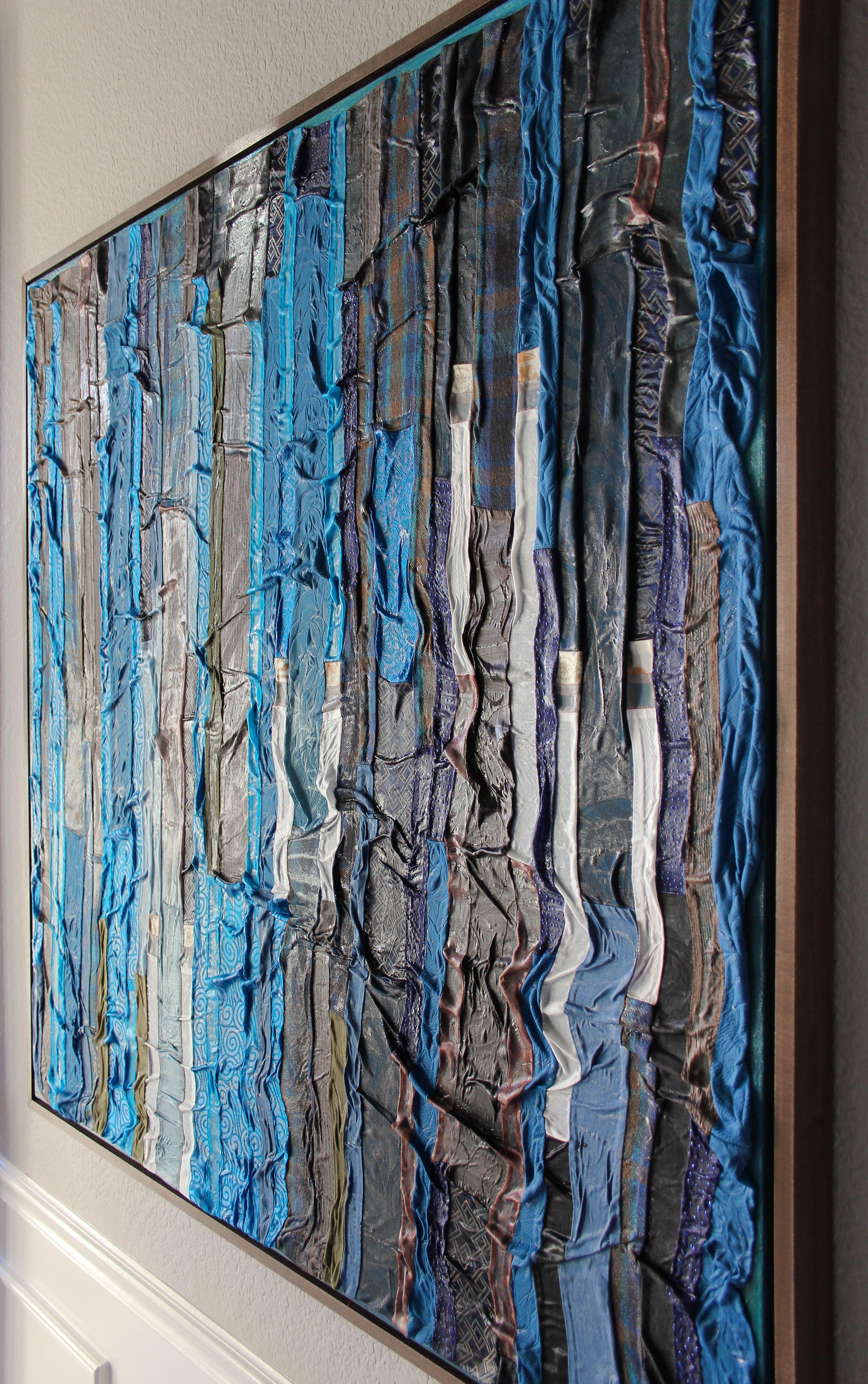Go, Técnica mixta sobre lienzo - Mixed Media Art Moderno de Katharine Weber