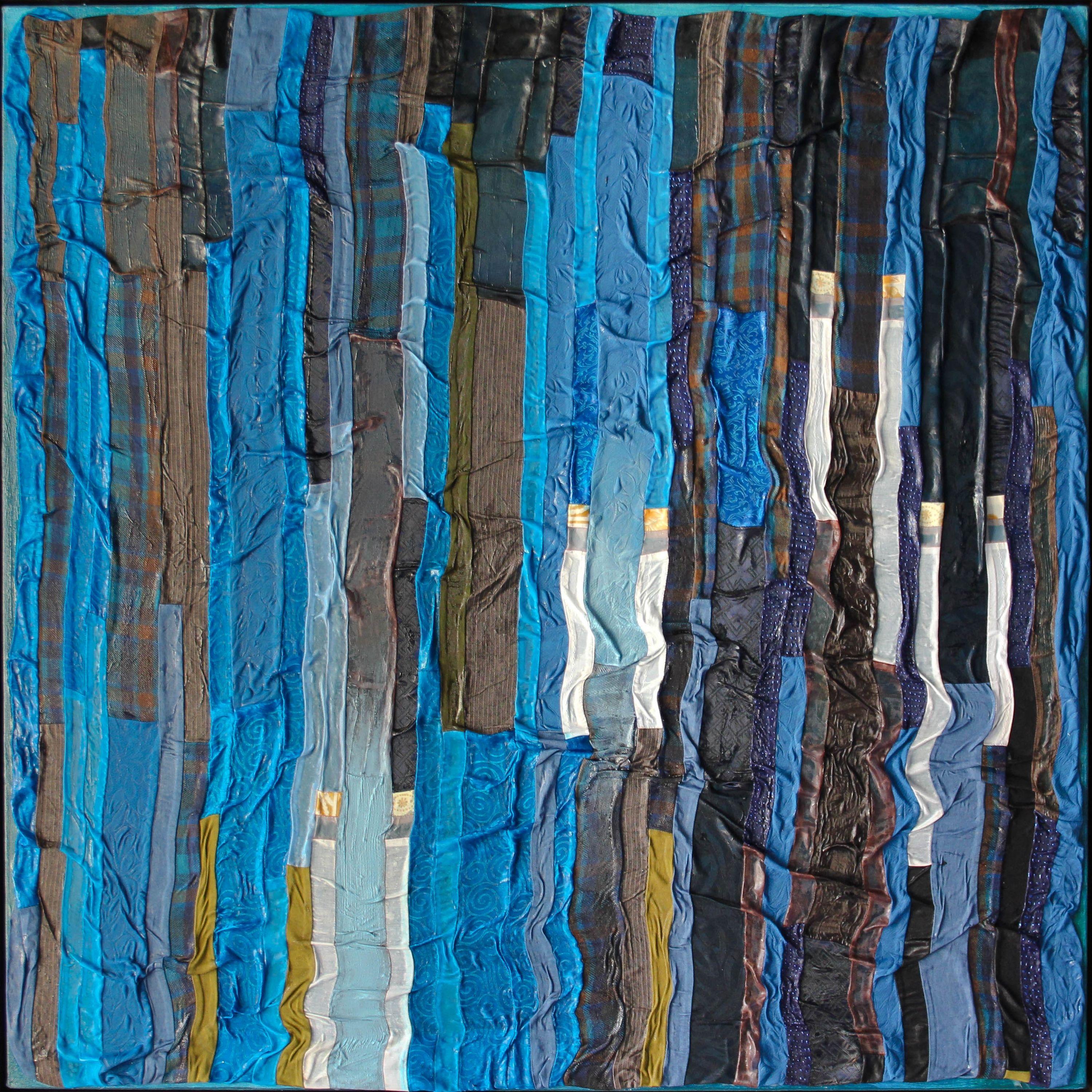 Go, Técnica mixta sobre lienzo - Mixed Media Art de Katharine Weber