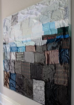 Effetto lago n. 1, Tecnica mista su tela