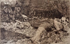 Antique Attacked, from: Peasants' War  Vergewaltigt, auf Bauernkrieg, 1907/08