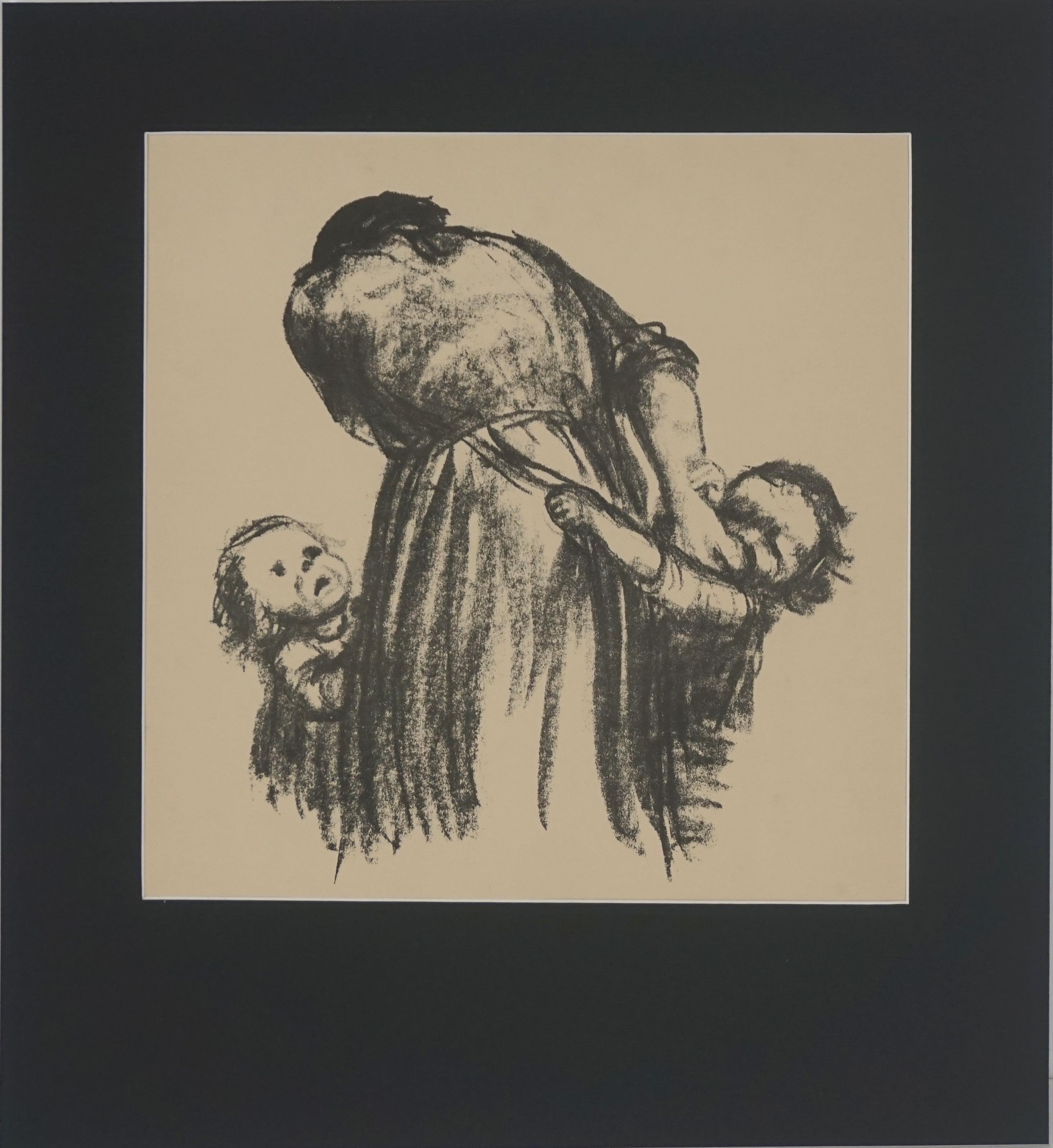 What techniques does Käthe Kollwitz use?