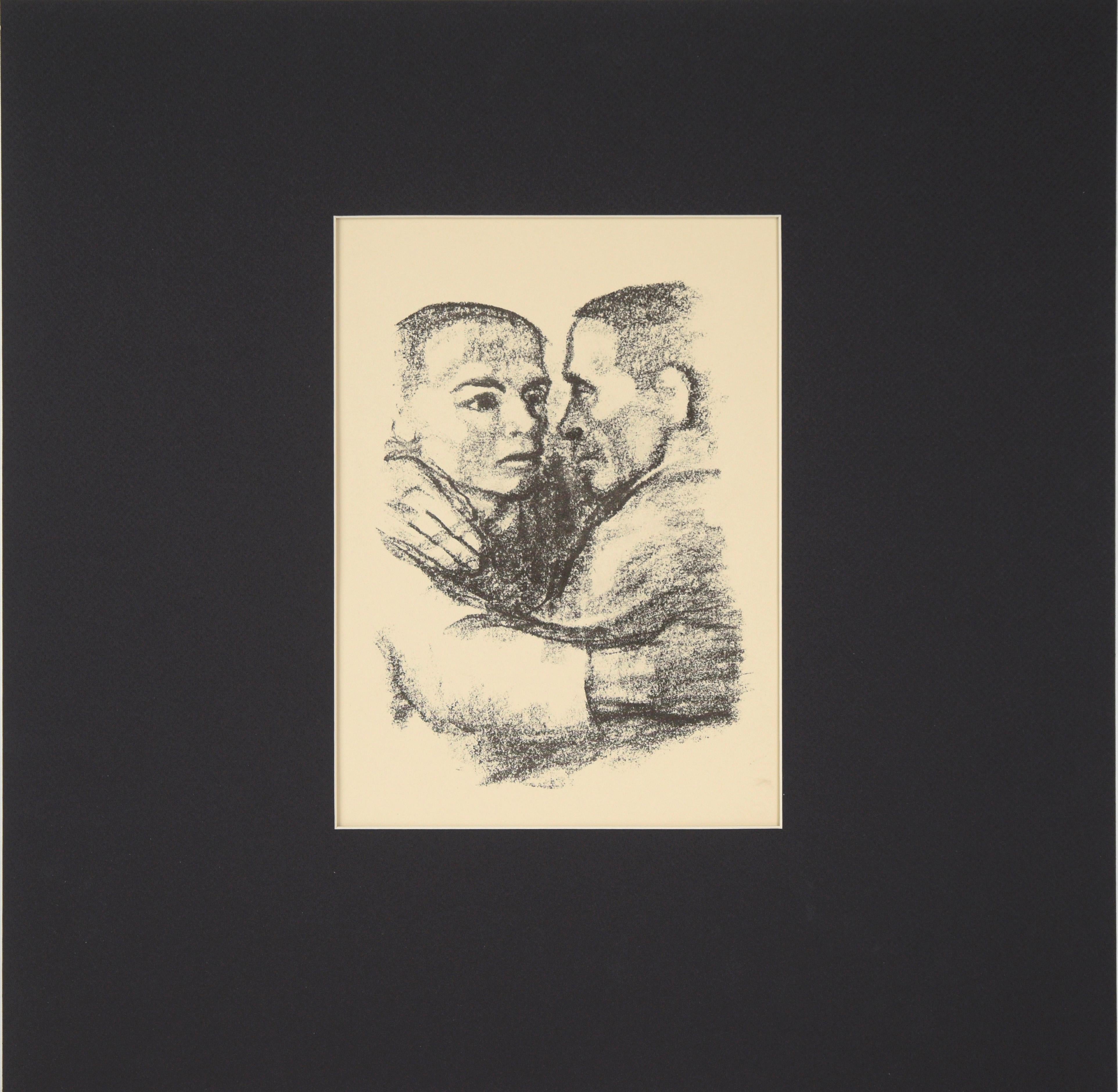 "Fratellanza" litografia di Käthe Kollwitz