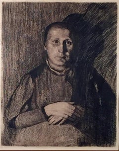 FRAU MIT UBEREINANDERGELEGTEN HANDEN (Woman With Folded Hands)